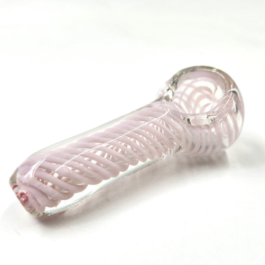 4" White Spiral Bowl