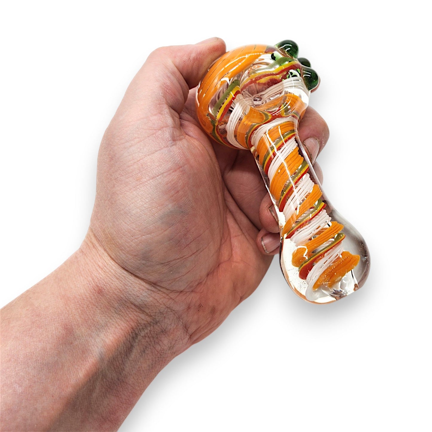 4.5" Glass Spoon Hand Bowl