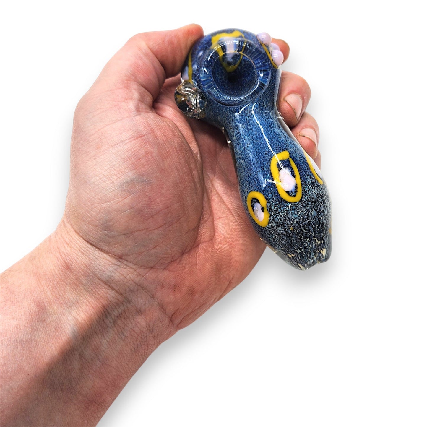 4.5" Glass Spoon Hand Bowl