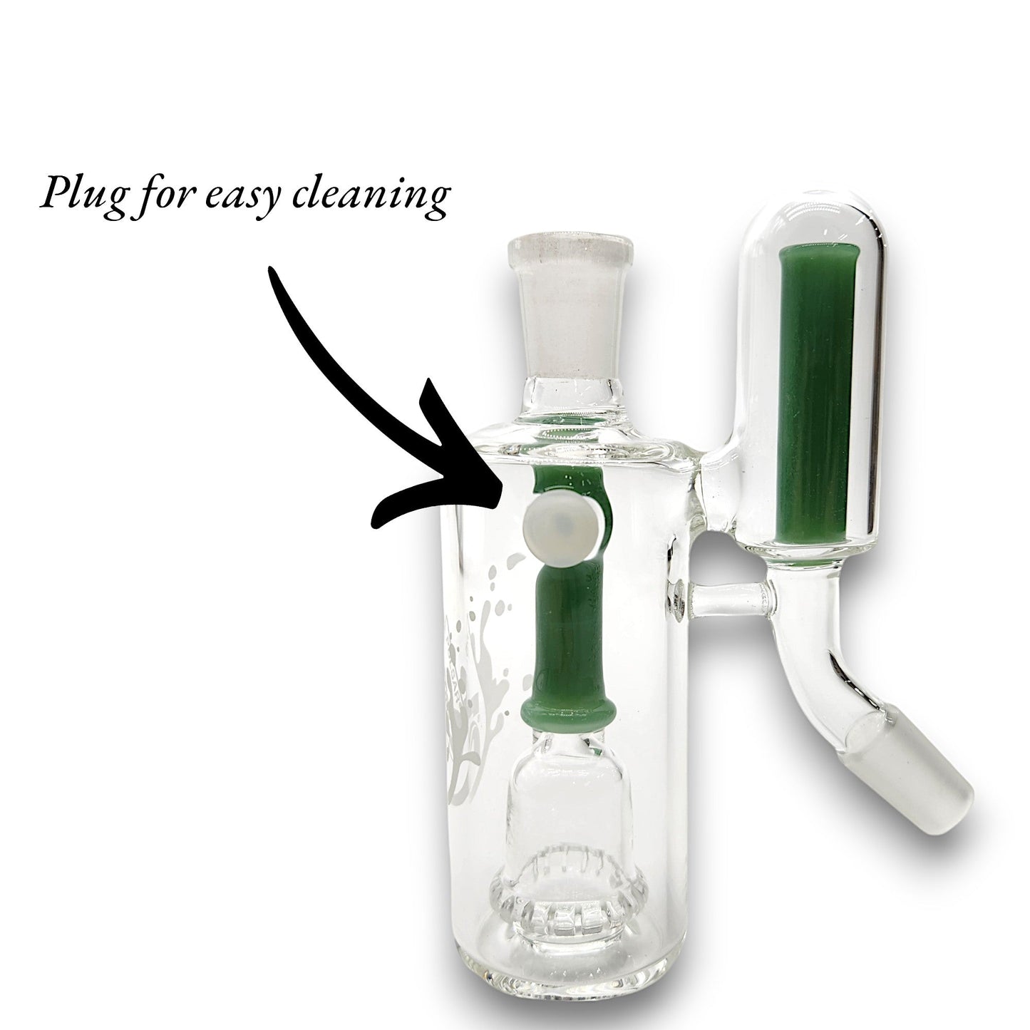5 - 1/2" Pulsar UFO Perc "No Ash" 45 deg 14mm Ash Catcher