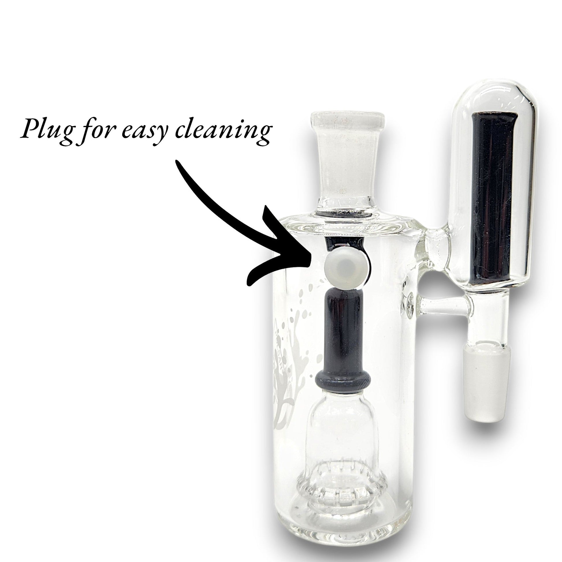 5 - 1/2" Pulsar UFO Perc "No Ash" 90 deg 14mm Ash Catcher