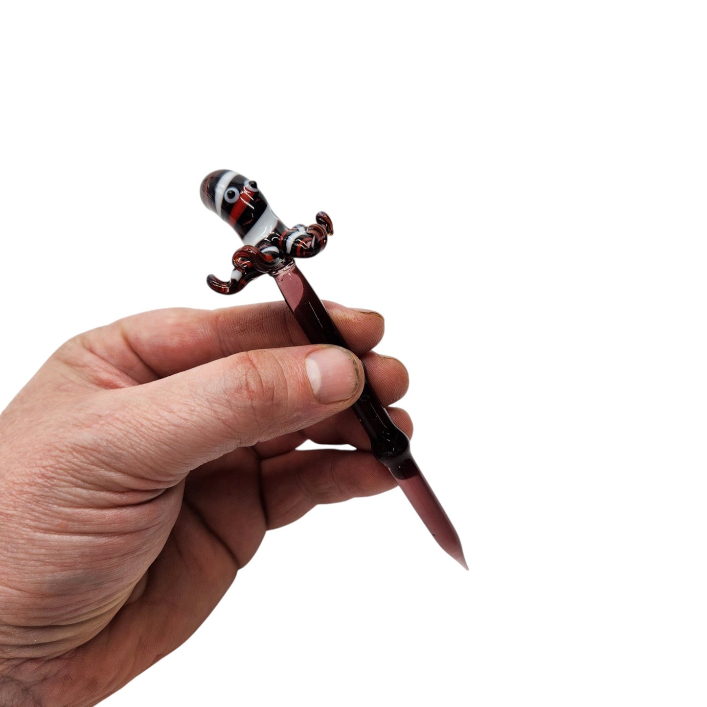 5" Glass Octopus Kraken Dab Tool
