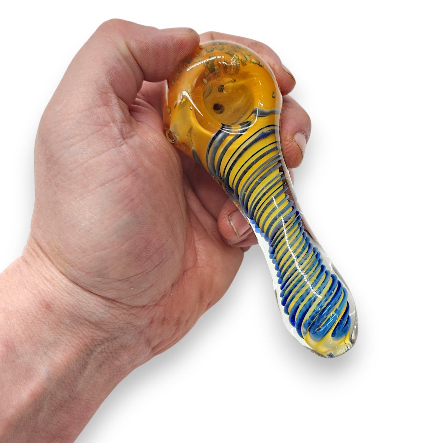 5" Glass Spoon Hand Bowl