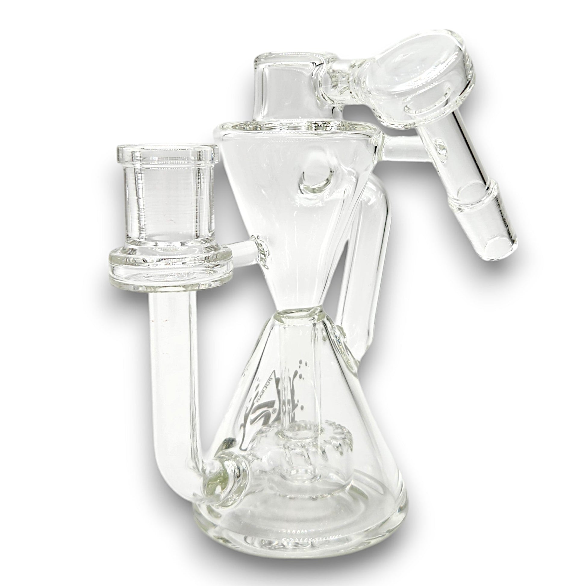 5" Pulsar 14mm 45 deg Barrel Perc Recycler Ash Catcher