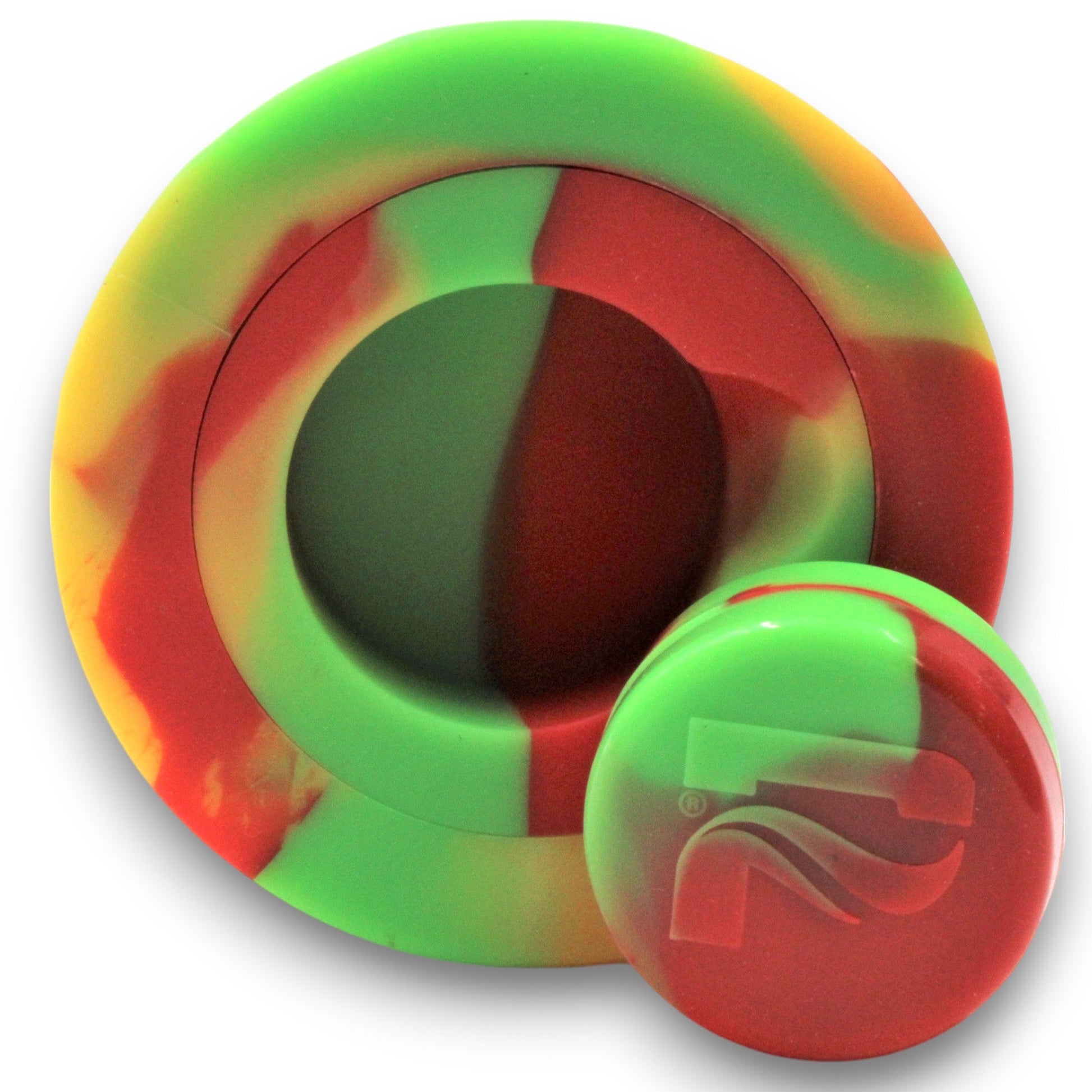 5" Pulsar Lava Flow Bong Flower and Dab Rig Silicone