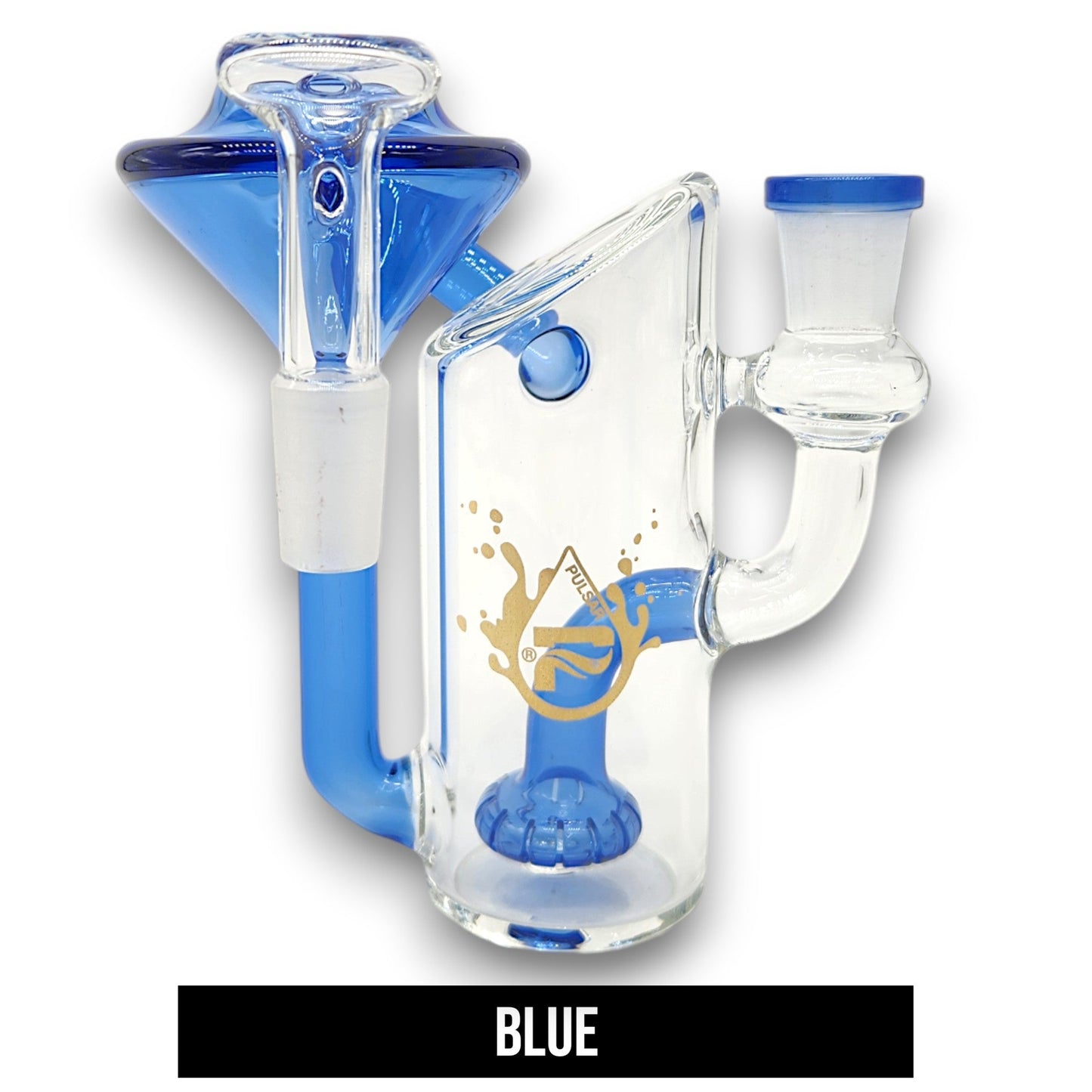5" Pulsar Vortex Recycler Circ Perc 14mm 90 Deg Ash Catcher