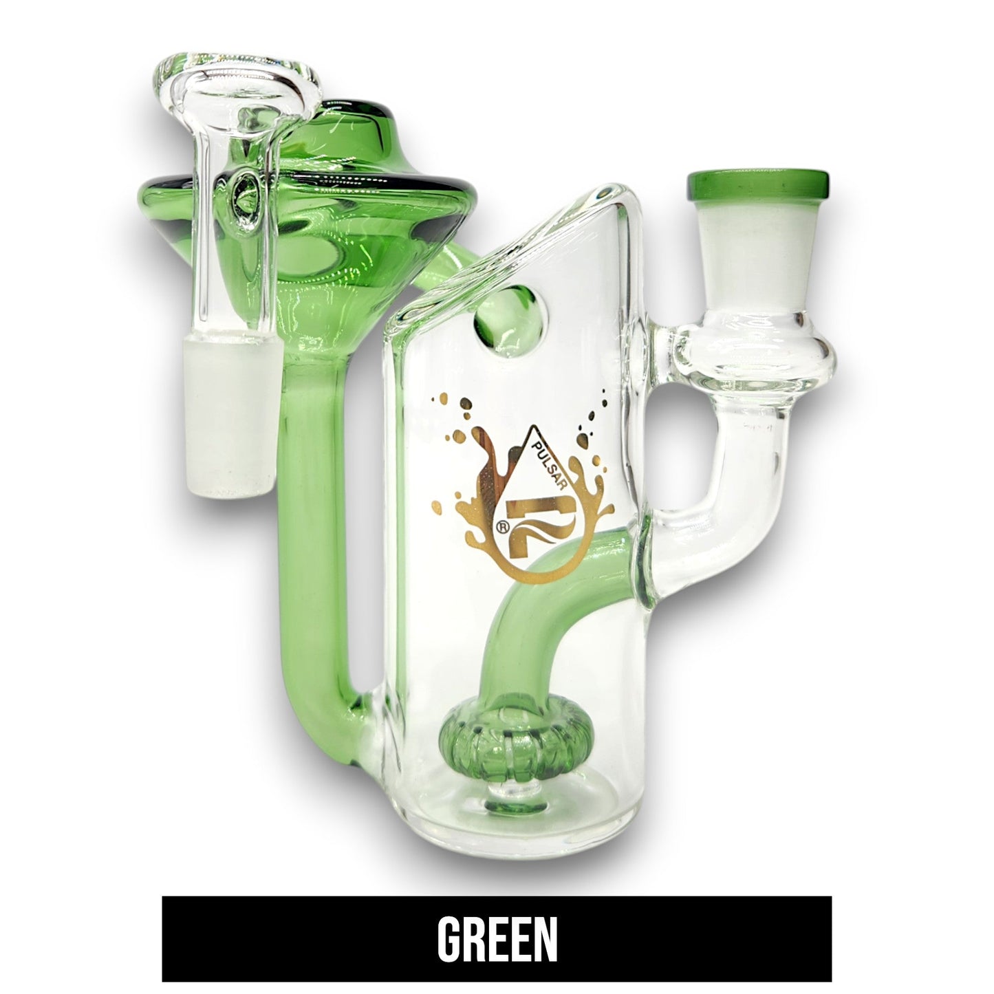 5" Pulsar Vortex Recycler Circ Perc 14mm 90 Deg Ash Catcher
