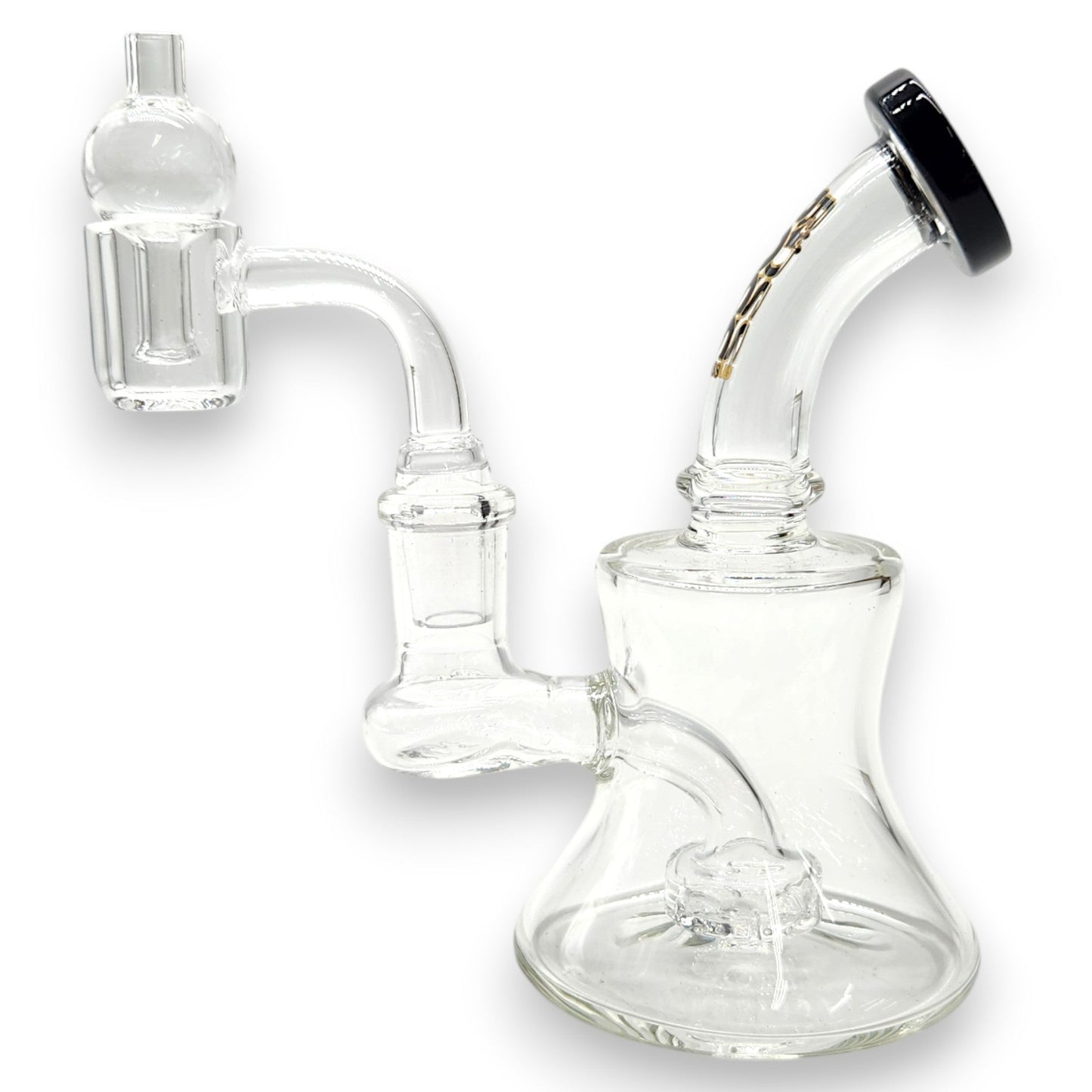 5.5" Boss Glass Circ Perc Mini Bong Rig