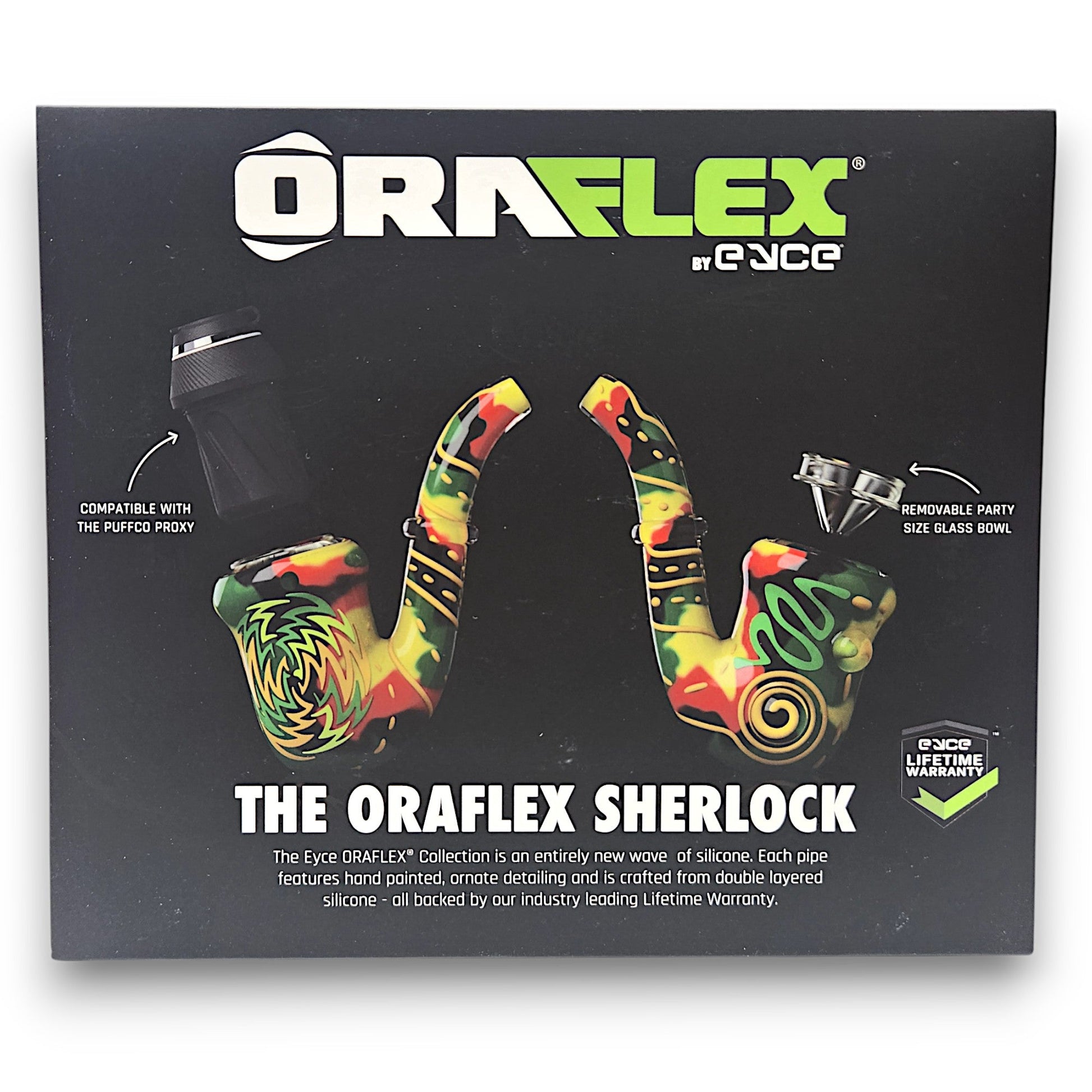 5.5" Eyce Oraflex Silicone Sherlock Pipe