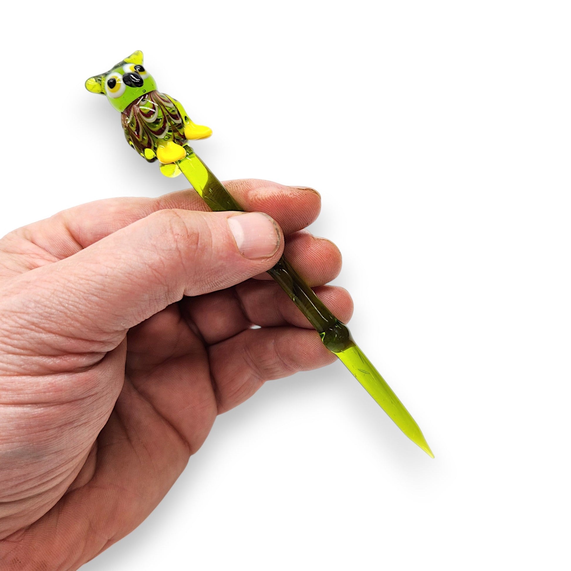 5.5" Glass Owl Dab Tool