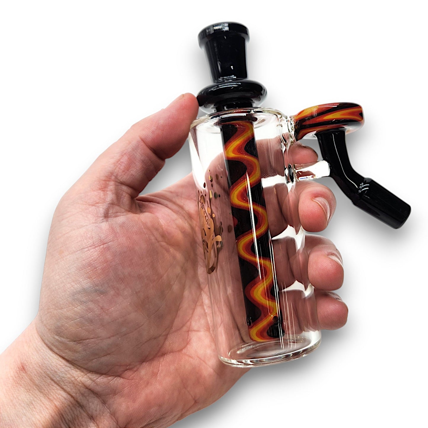 5.5" Pulsar Artisan Multi Hole Perc Ash Catcher 14mm 45 deg