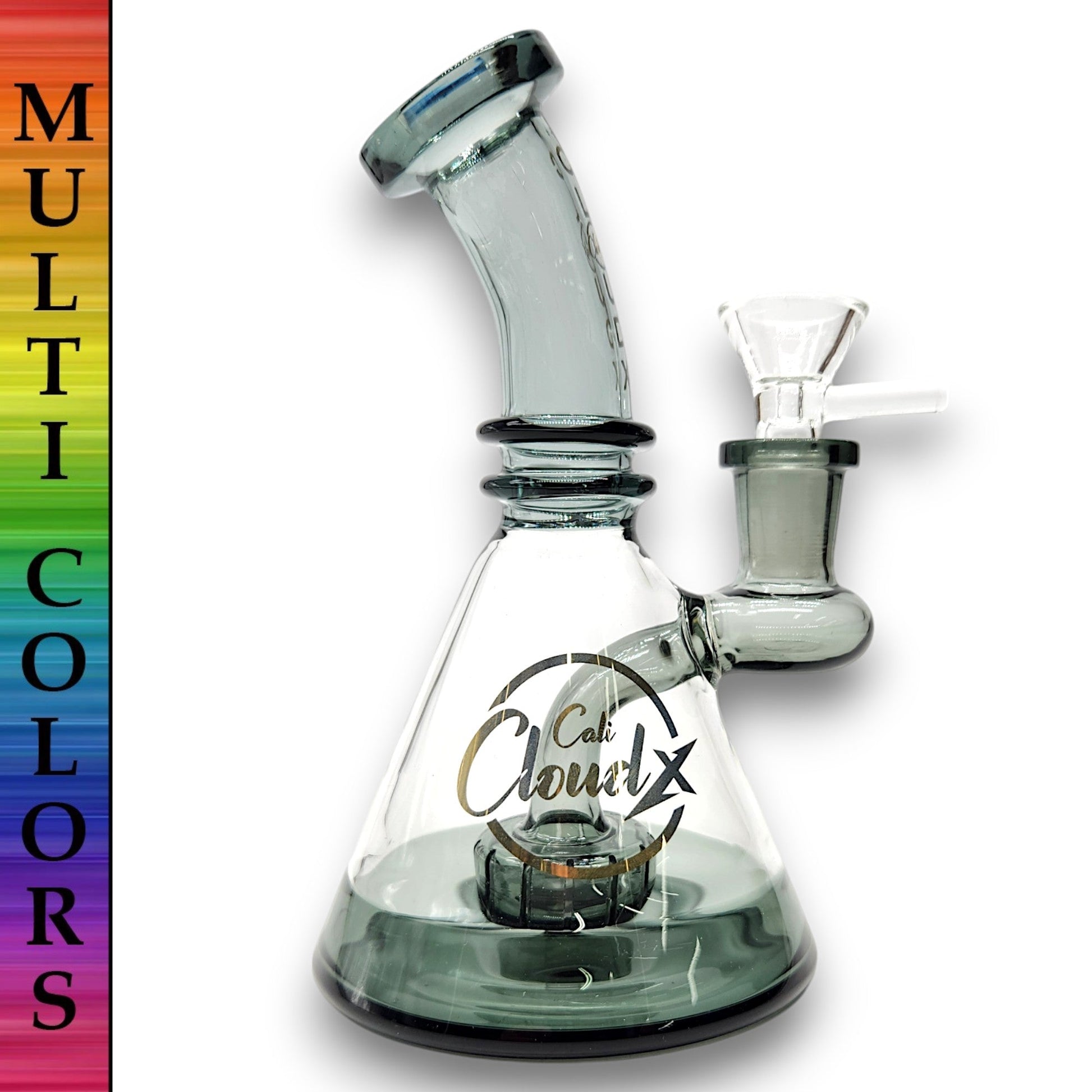 6" Cali CloudX Circ Perc Beaker Bong
