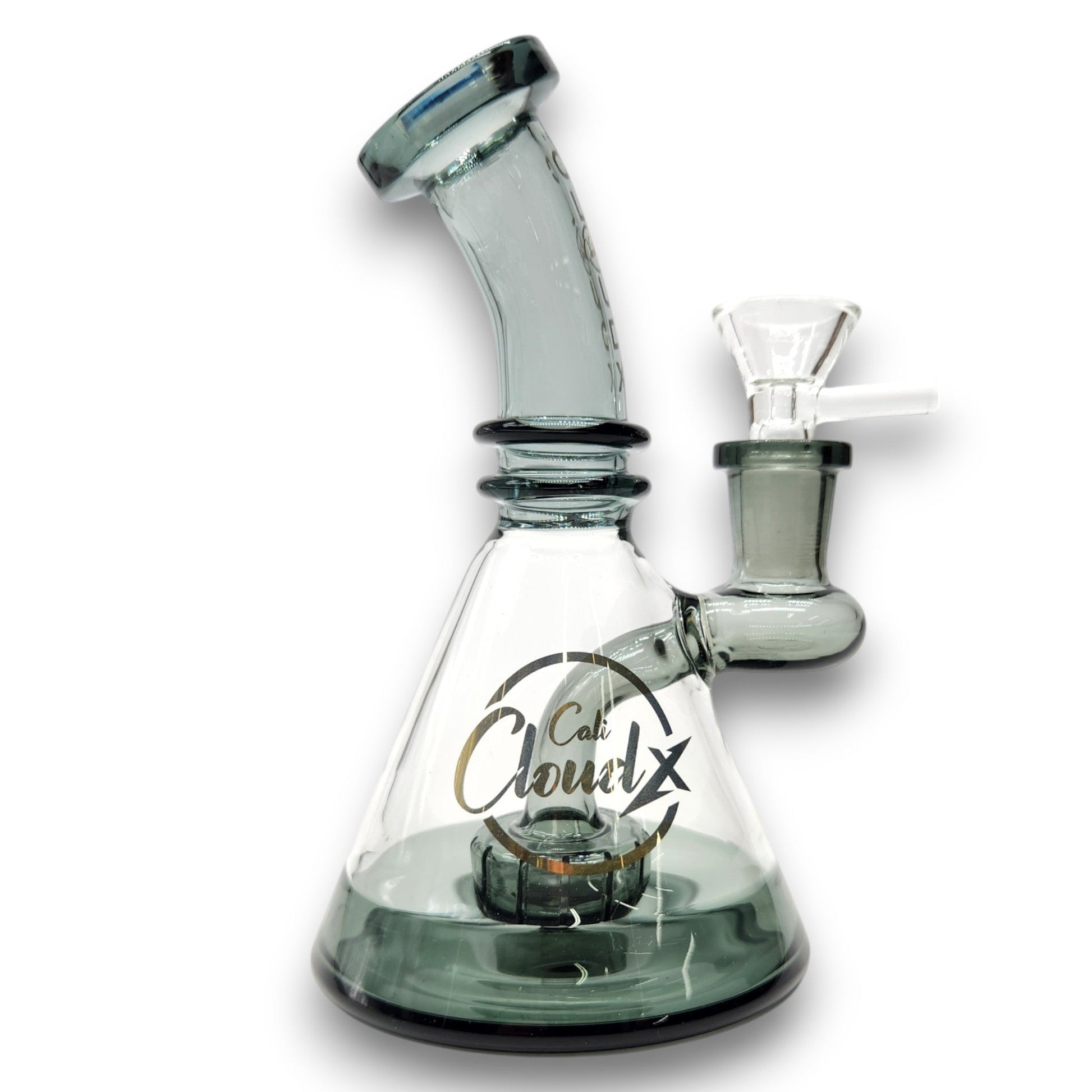 6" Cali CloudX Circ Perc Beaker Bong