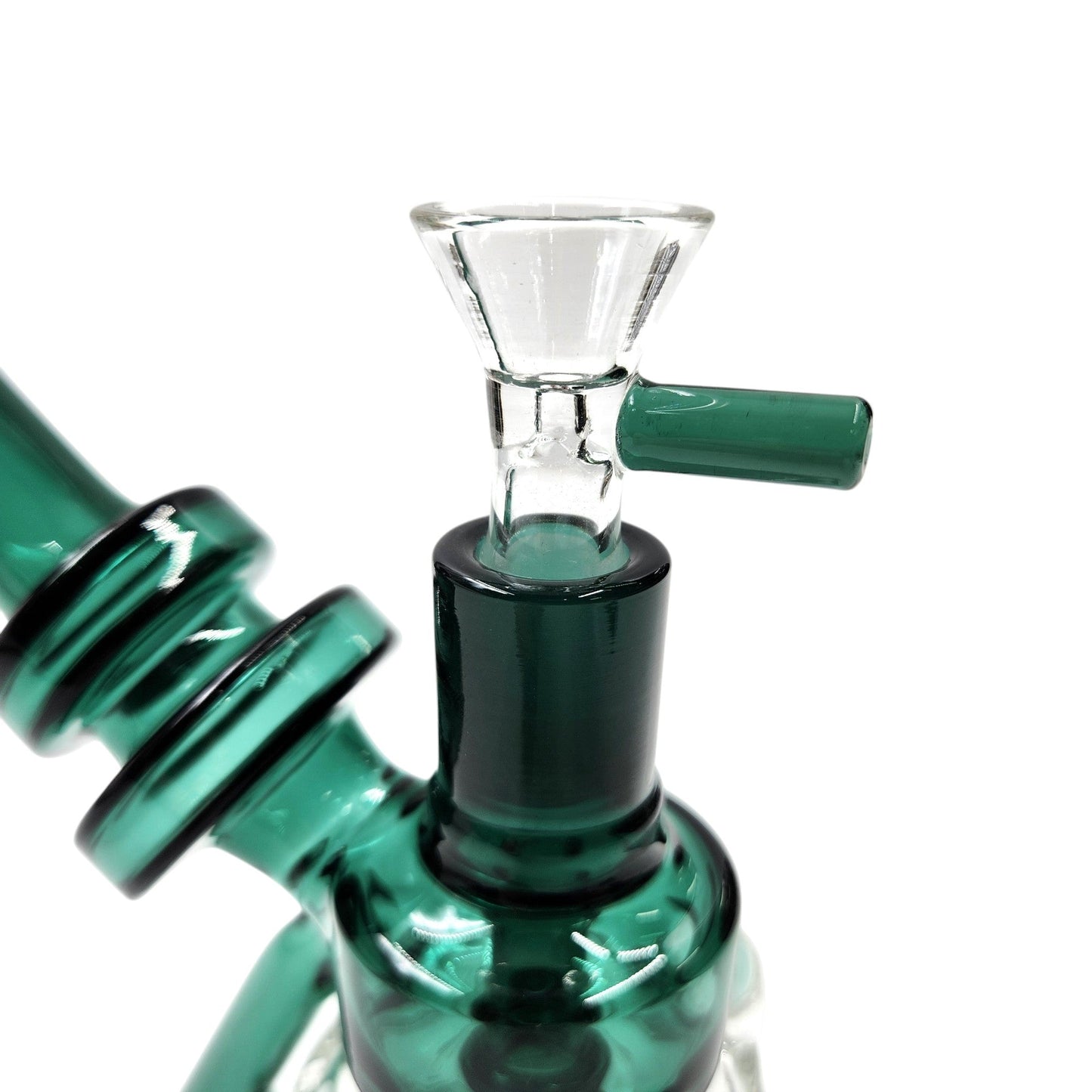 6" Diamond Recycler Bubbler Bong