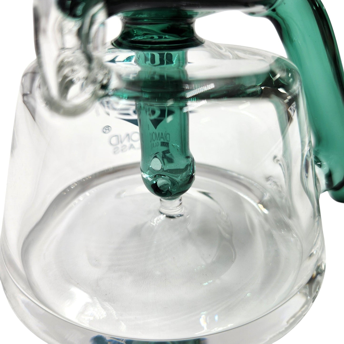6" Diamond Recycler Bubbler Bong