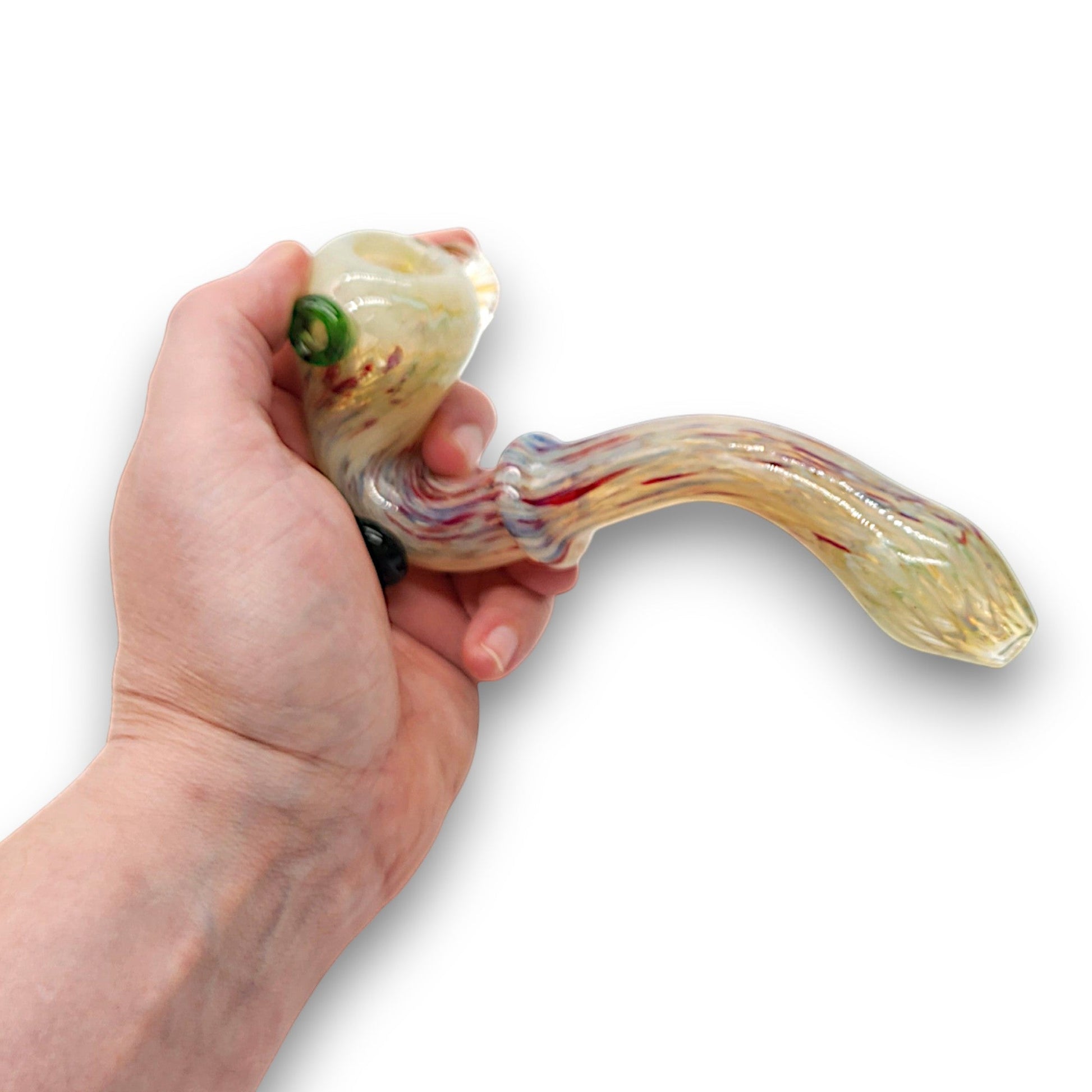 6" Glass Sherlock Hand Bowl Pipe