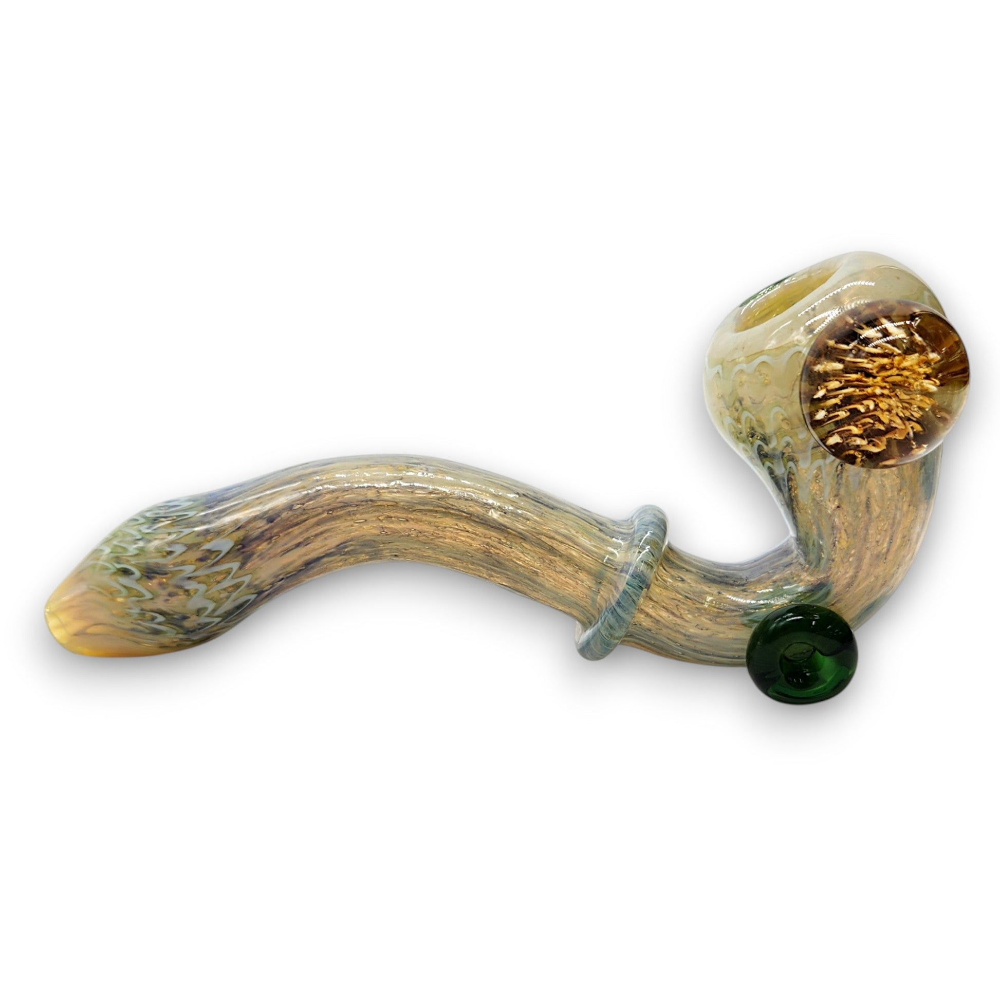 6" Glass Sherlock Hand Bowl Pipe
