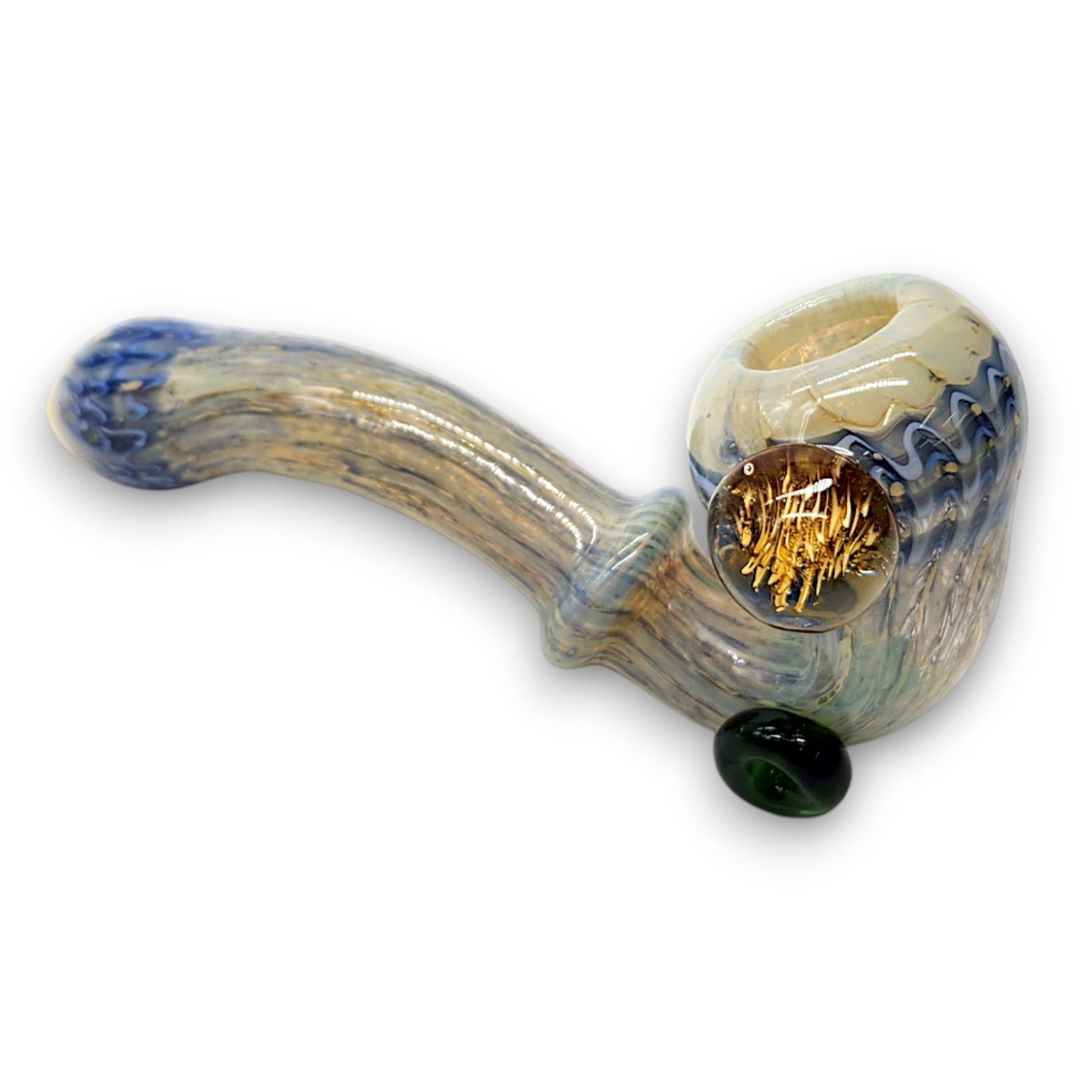 6" Glass Sherlock Hand Bowl Pipe