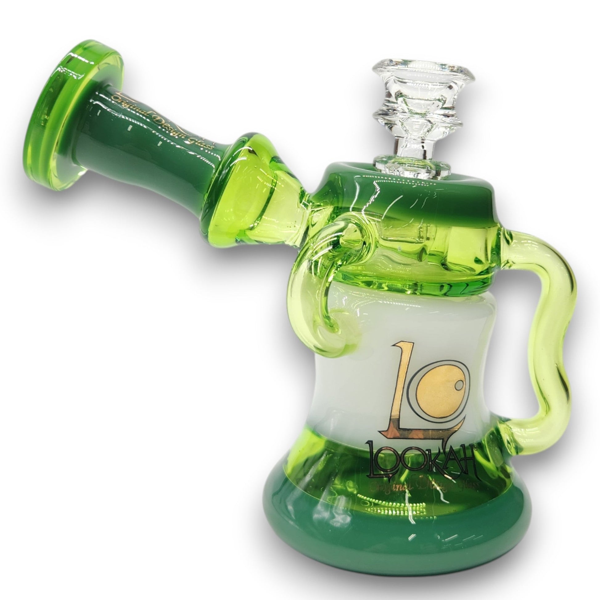 6" Lookah Top Glass Recycler Bong