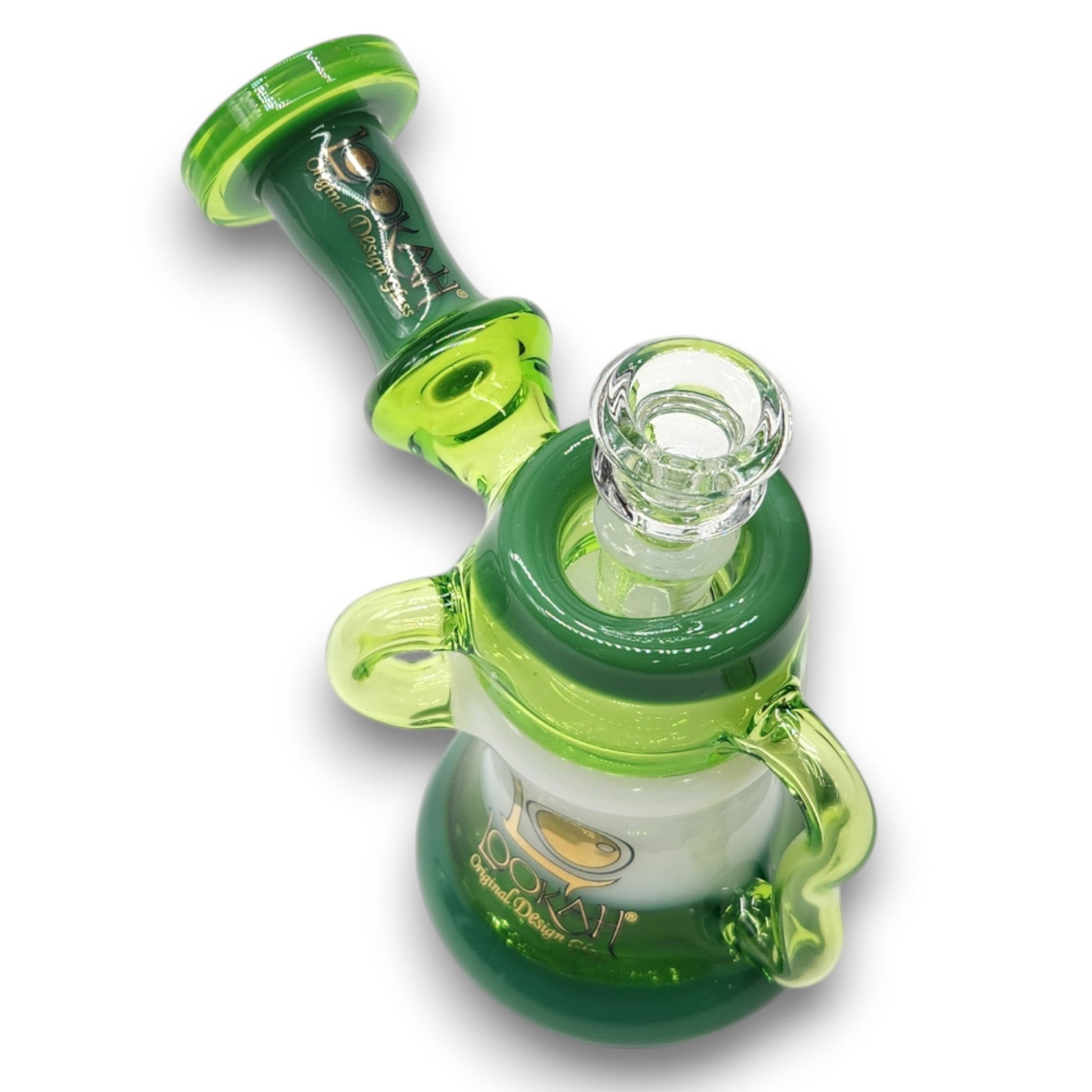 6" Lookah Top Glass Recycler Bong