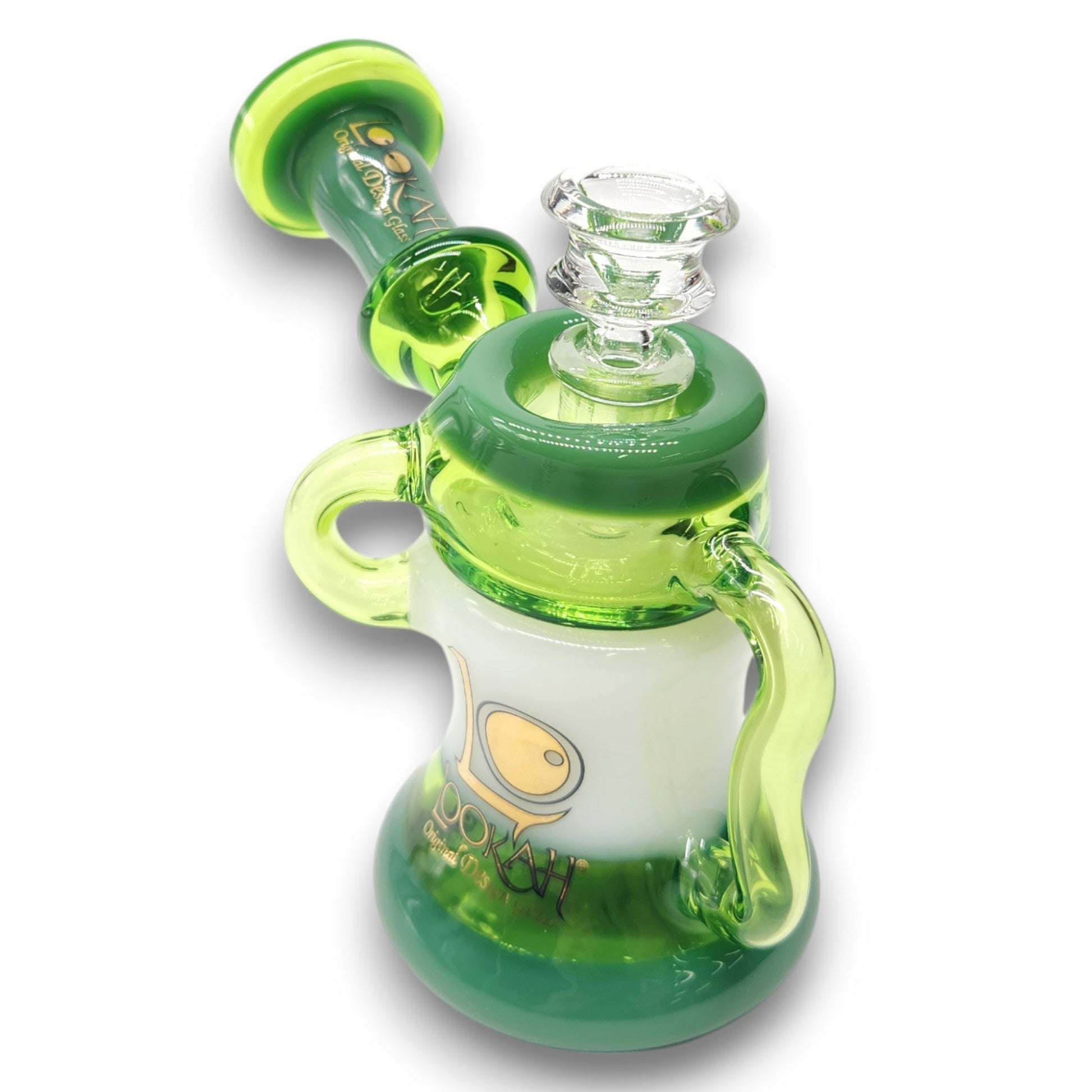 6" Lookah Top Glass Recycler Bong