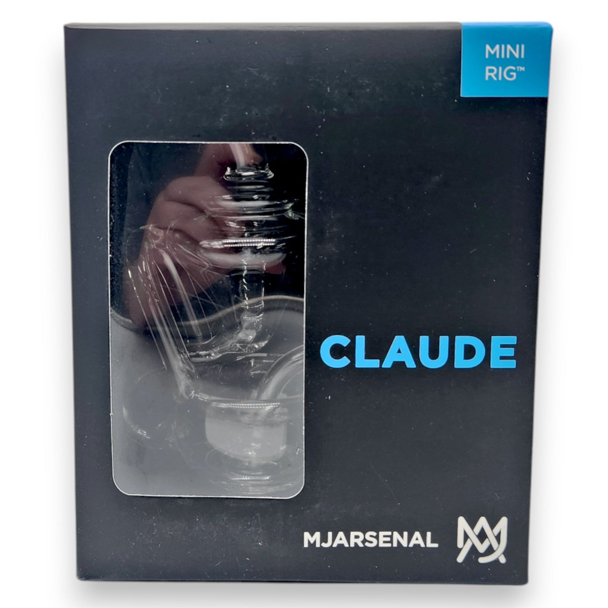 6" MJ Arsenal Claude Recycler Circ Perc Mini Dab Rig Bong