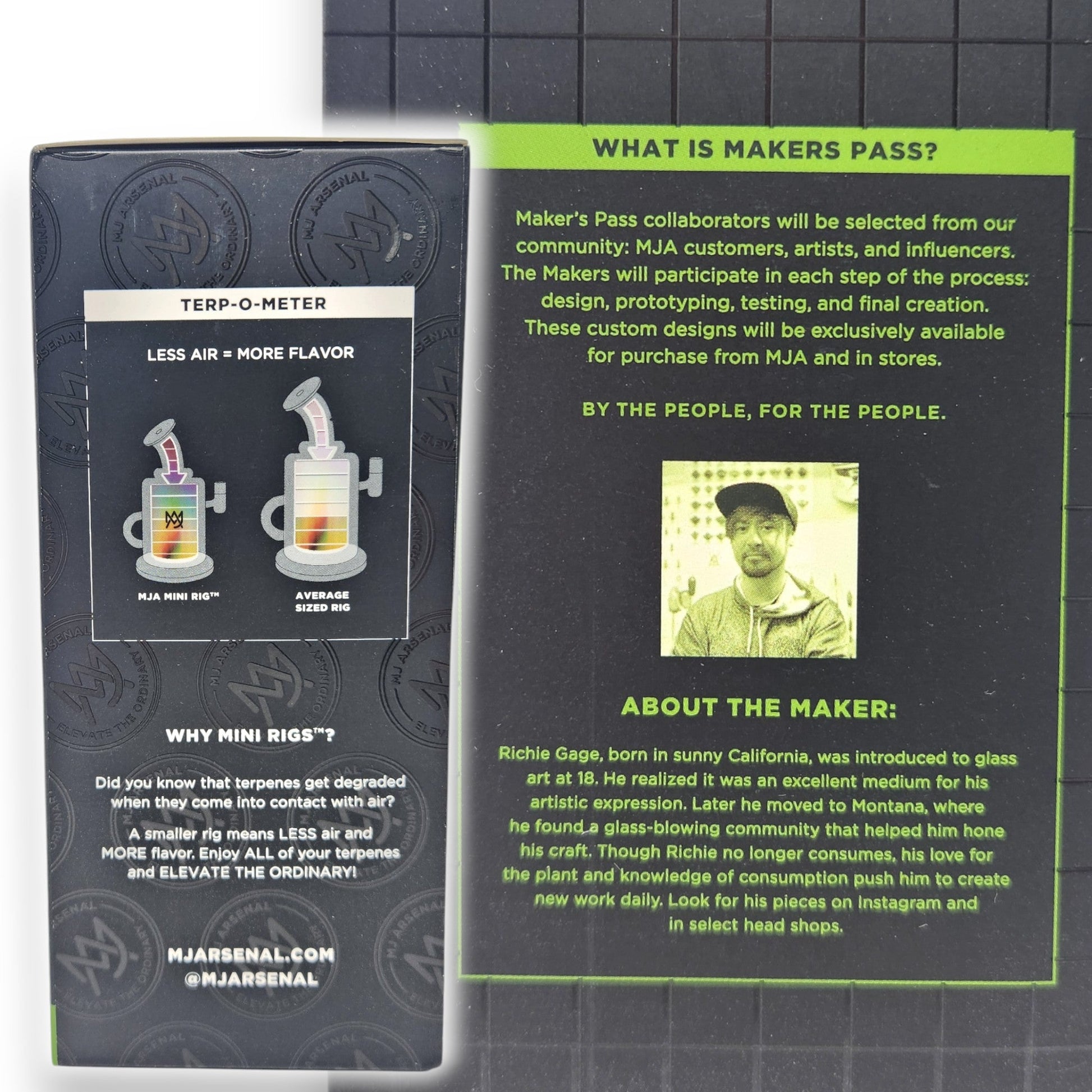 6" MJ Arsenal Plasma Core Mini Rig Bong