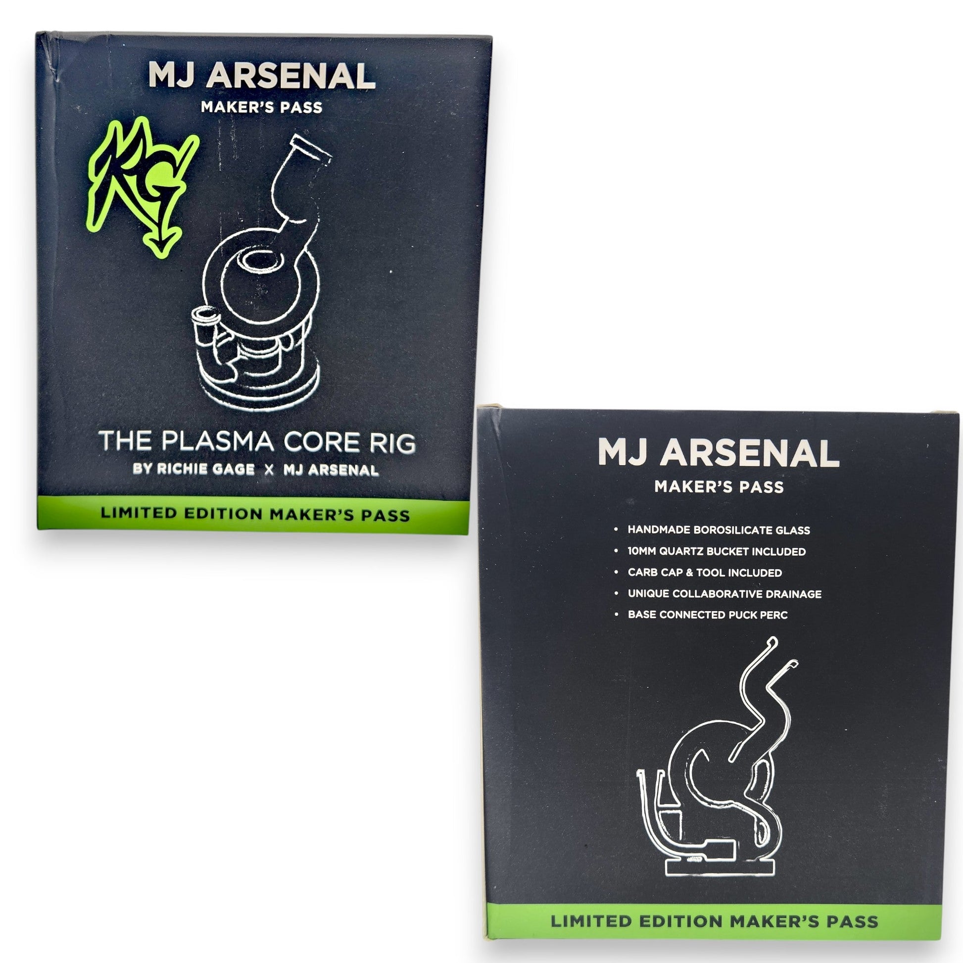 6" MJ Arsenal Plasma Core Mini Rig Bong