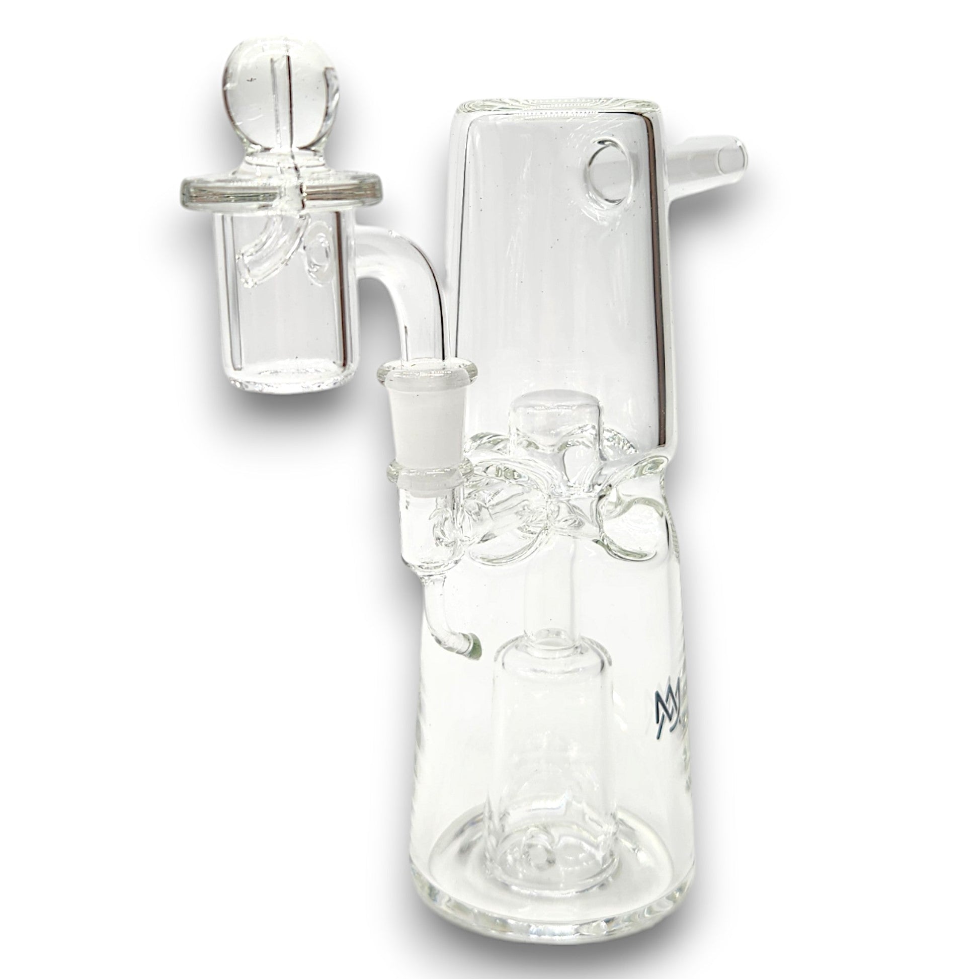 6" MJ Arsenal Turret Core Mini Rig Bong