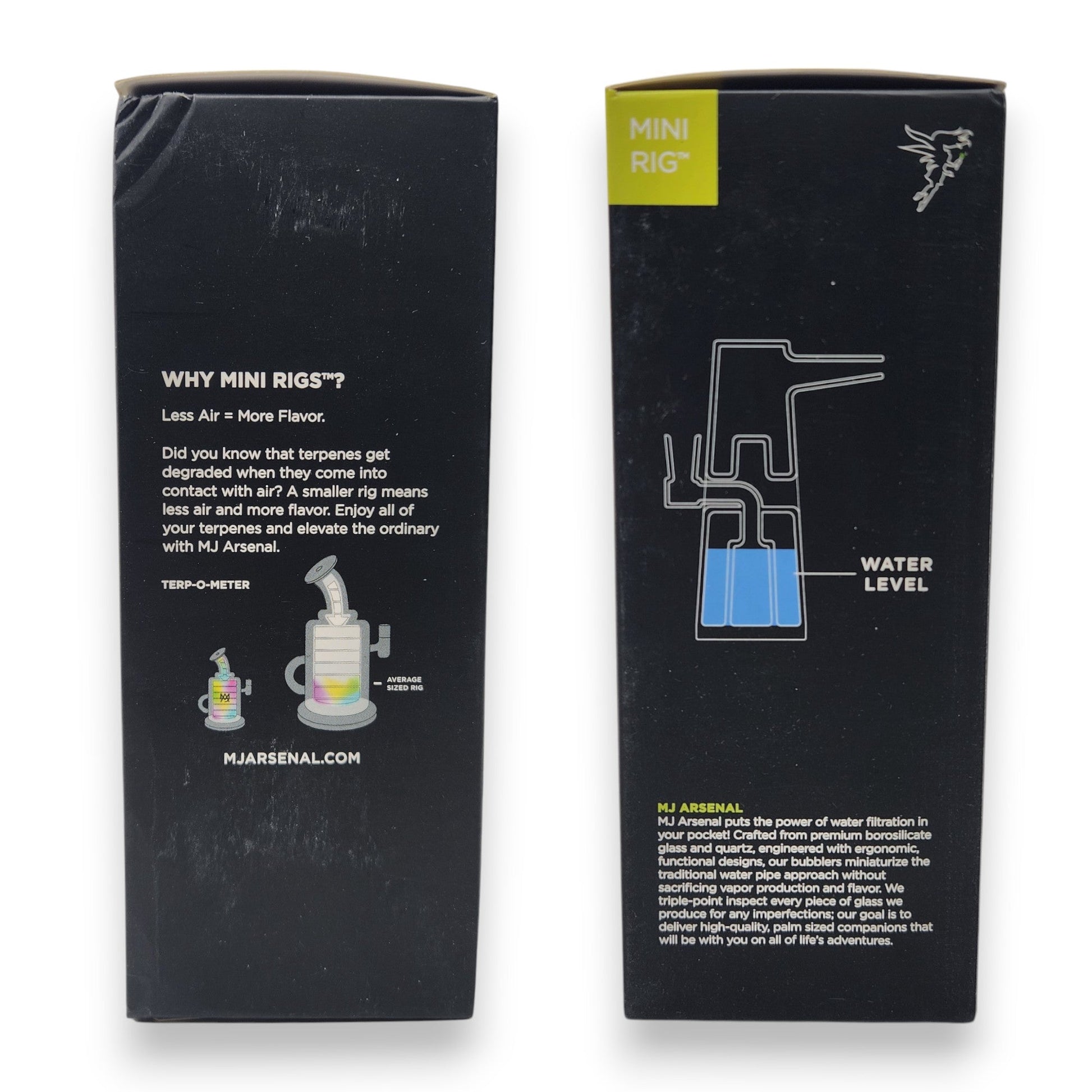 6" MJ Arsenal Turret Core Mini Rig Bong