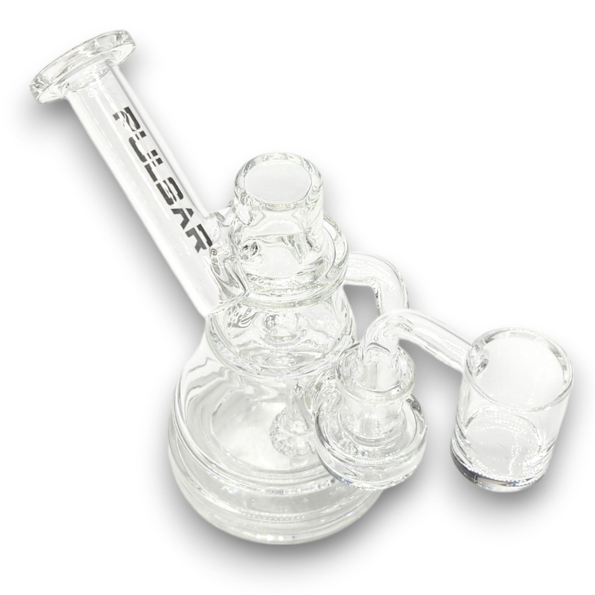 6.5" Pulsar Magic Potion Circ Perc Vortex Recycler Dab Rig Bong