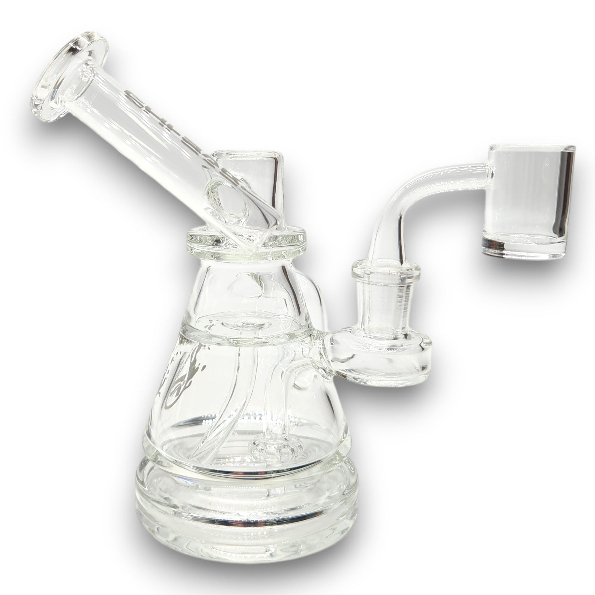 6.5" Pulsar Magic Potion Circ Perc Vortex Recycler Dab Rig Bong