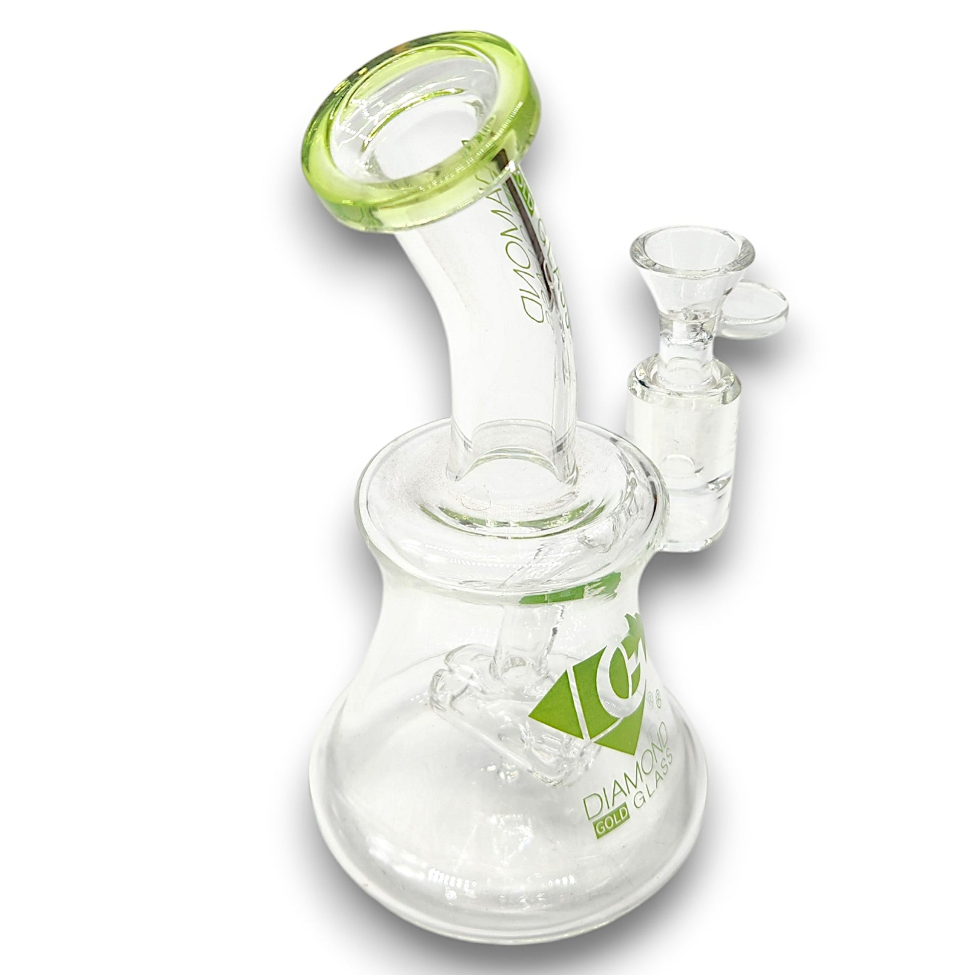 7" Diamond Barrel Perc Bong