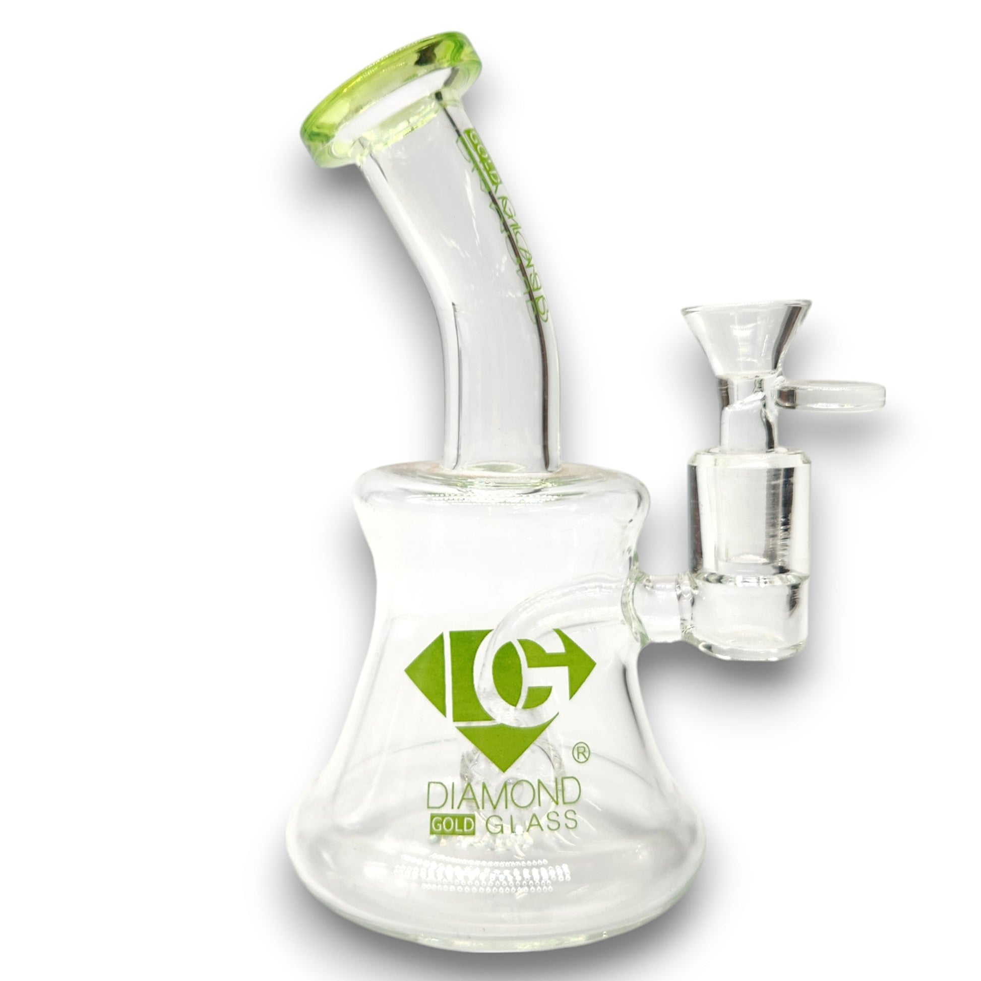 7" Diamond Barrel Perc Bong