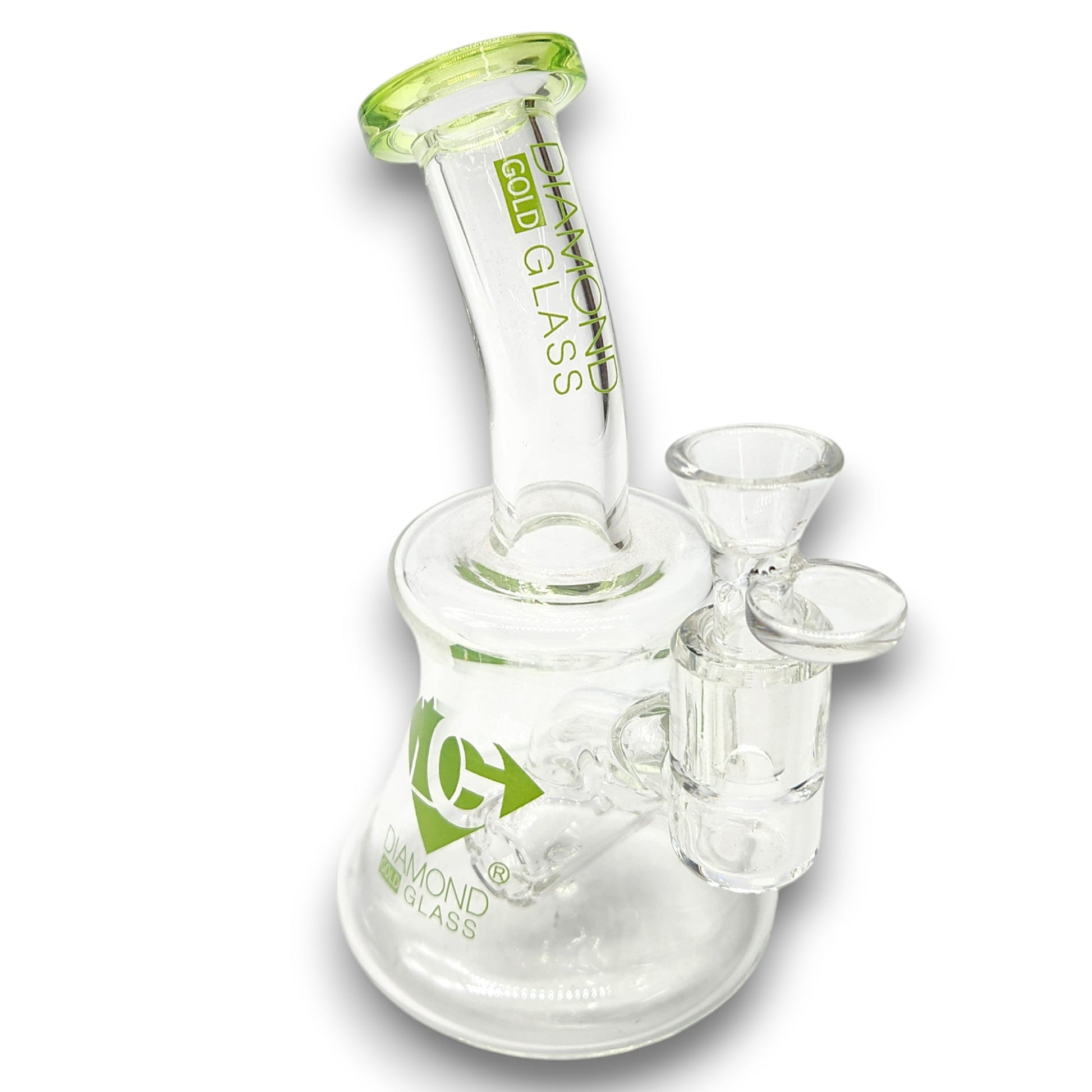 7" Diamond Barrel Perc Bong