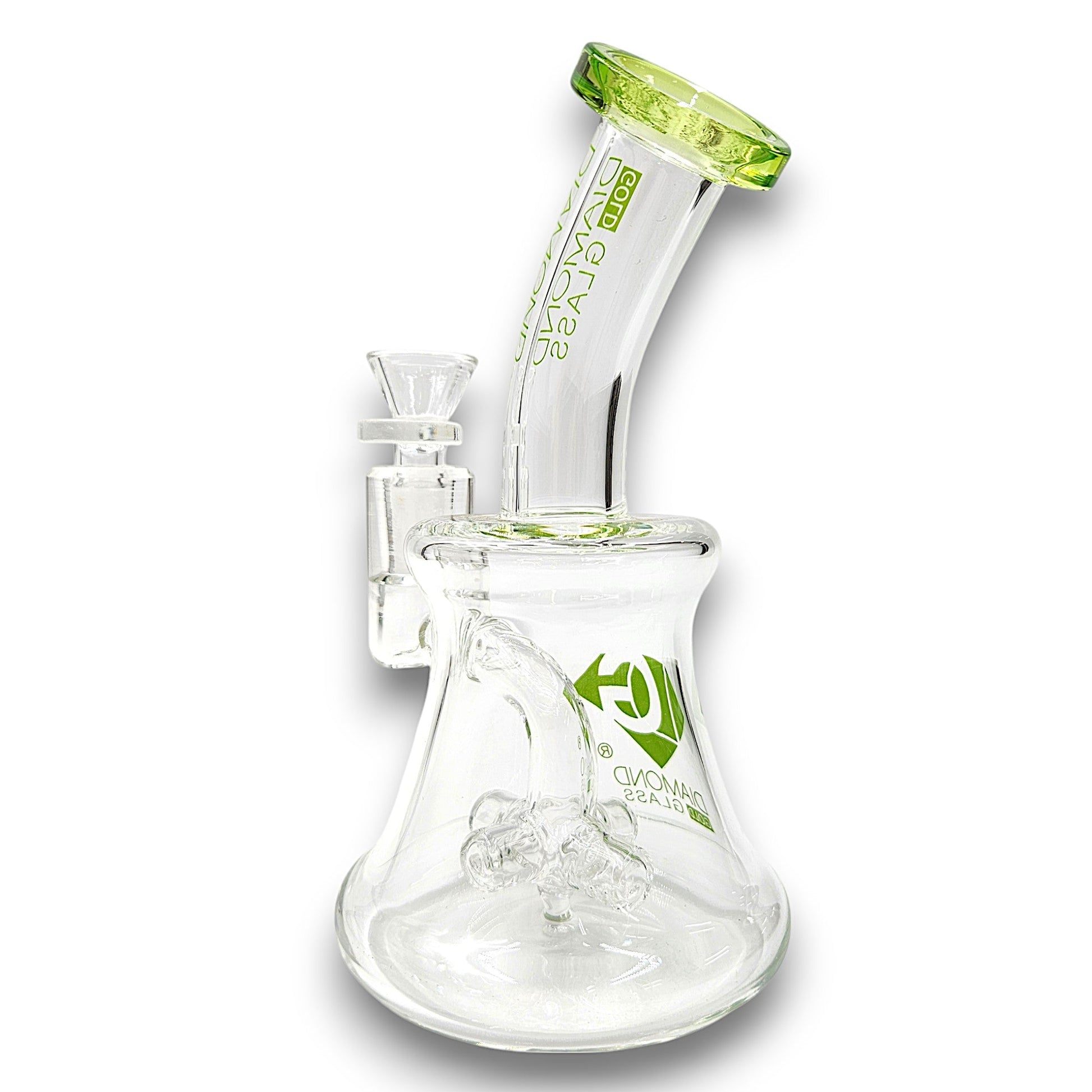 7" Diamond Quad Inline Perc Bong
