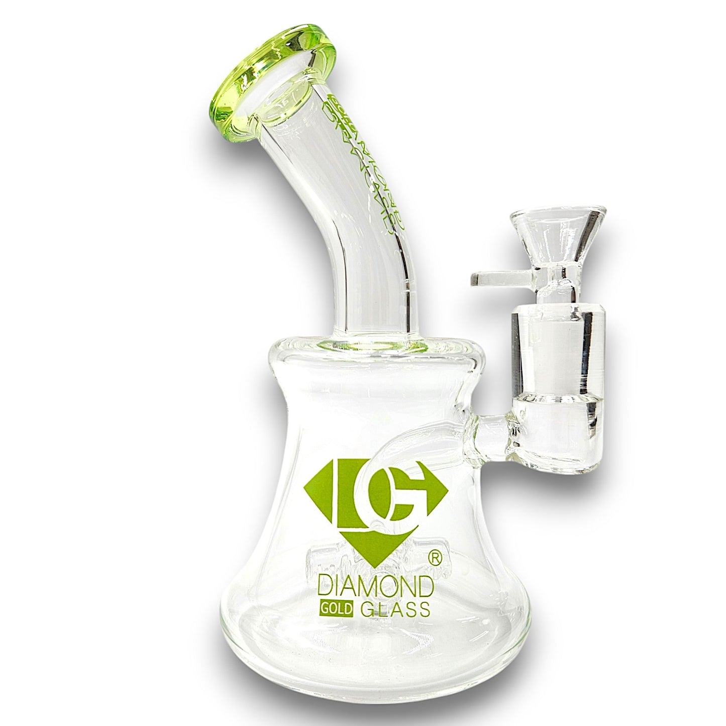 7" Diamond Quad Inline Perc Bong
