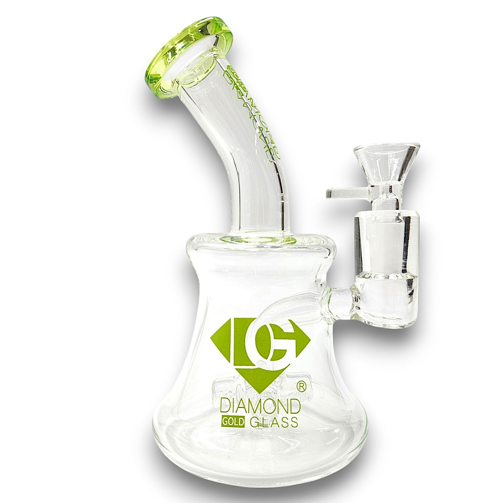 7" Diamond Quad Inline Perc Bong
