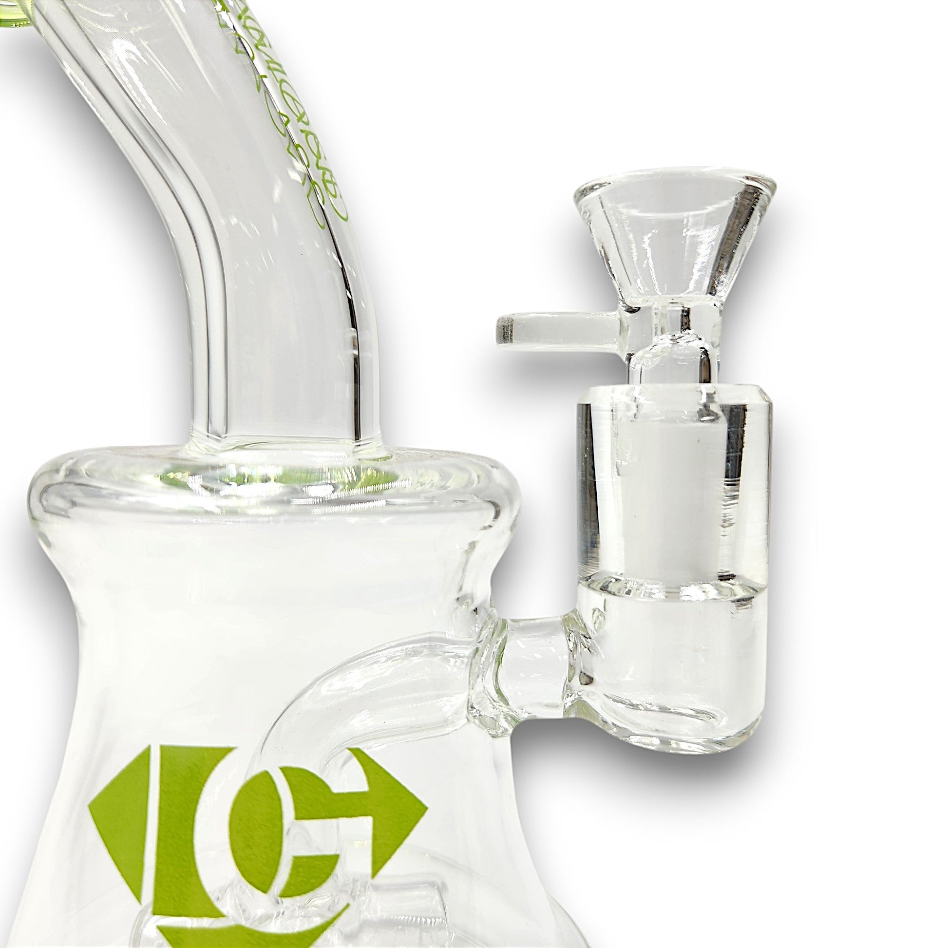 7" Diamond Quad Inline Perc Bong