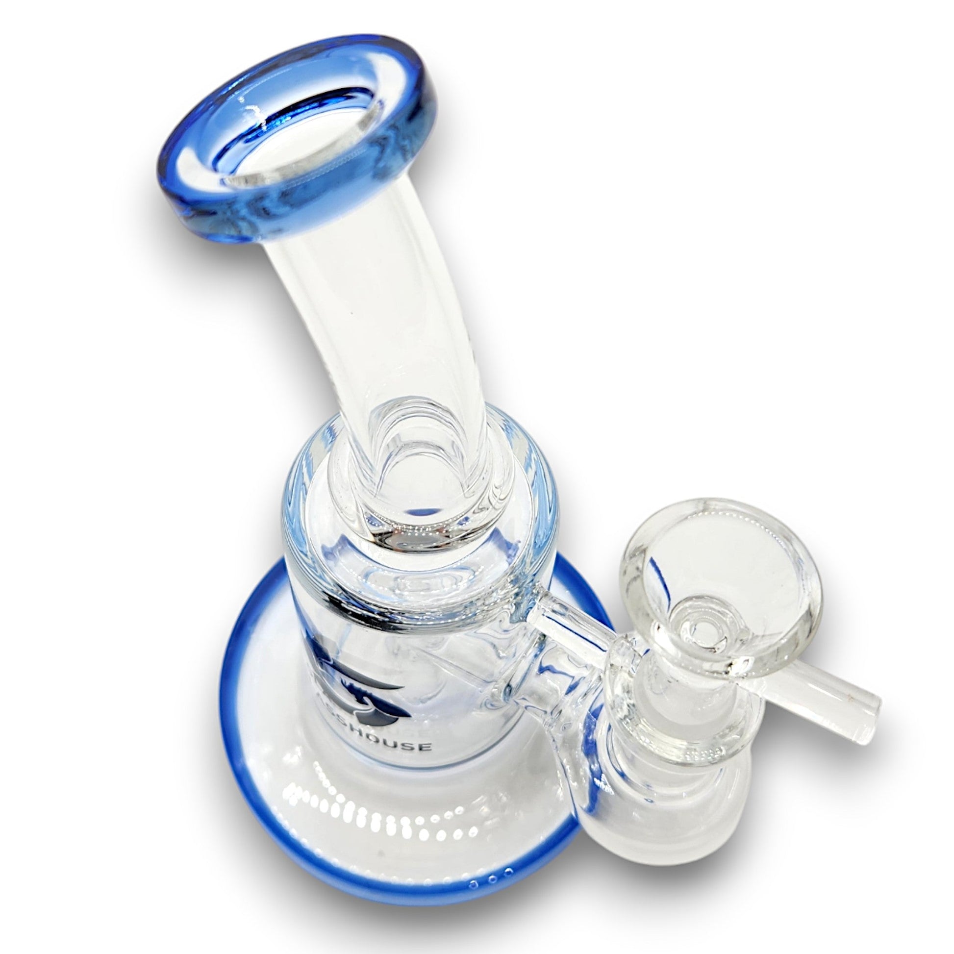7" Glasshouse Banger Hanger Series - 43 Hole Perc Bong