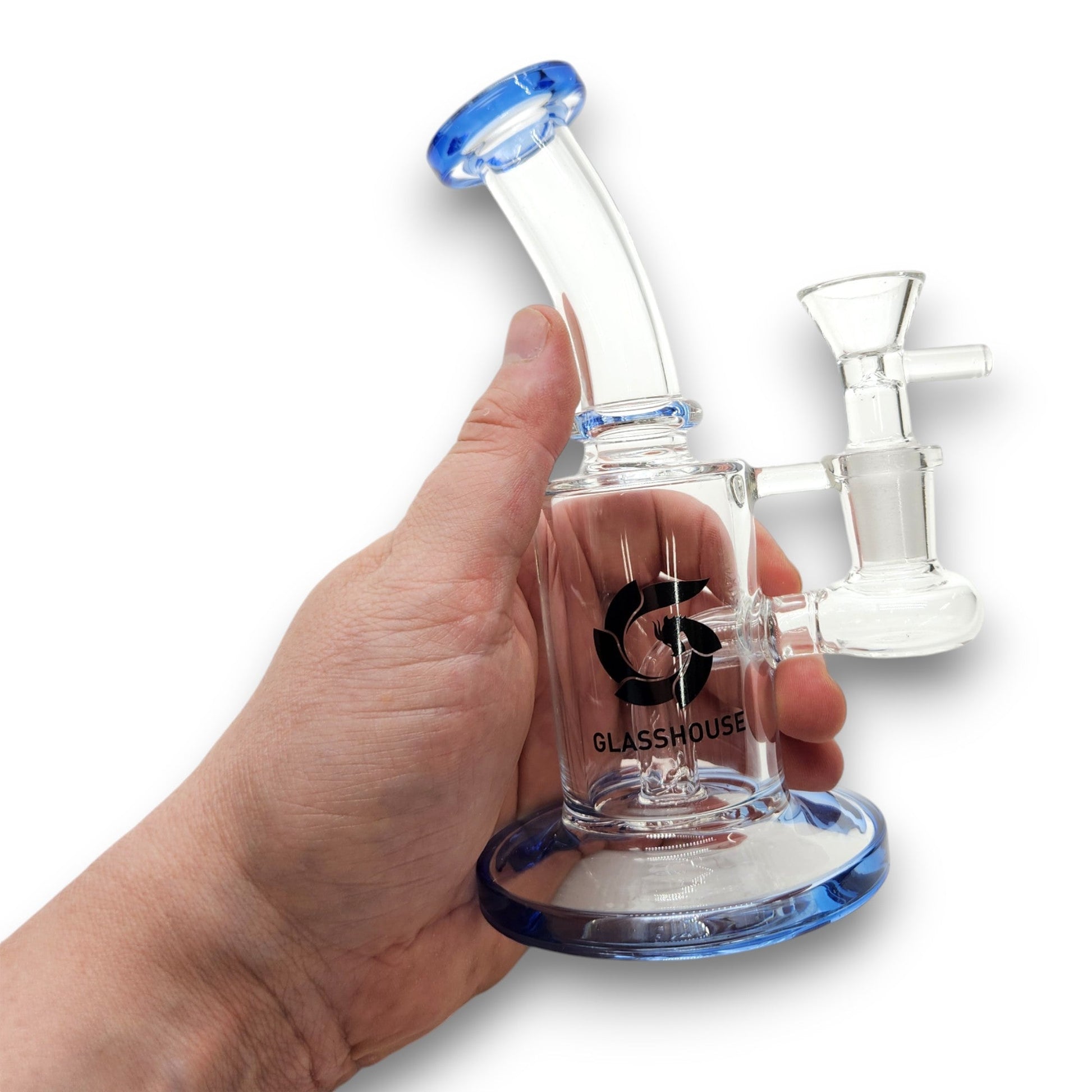 7" Glasshouse Banger Hanger Series - 43 Hole Perc Bong