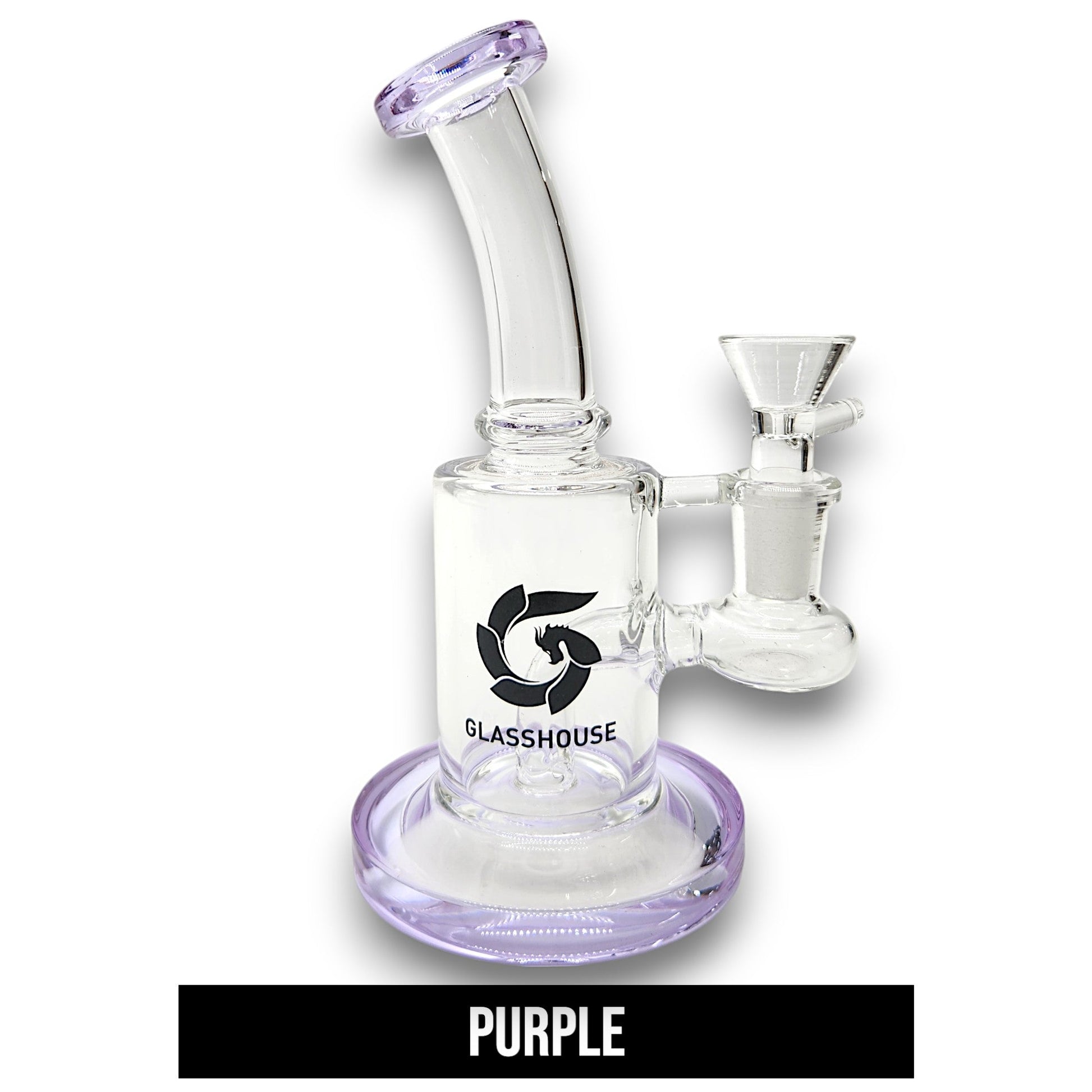 7" Glasshouse Banger Hanger Series - 43 Hole Perc Bong