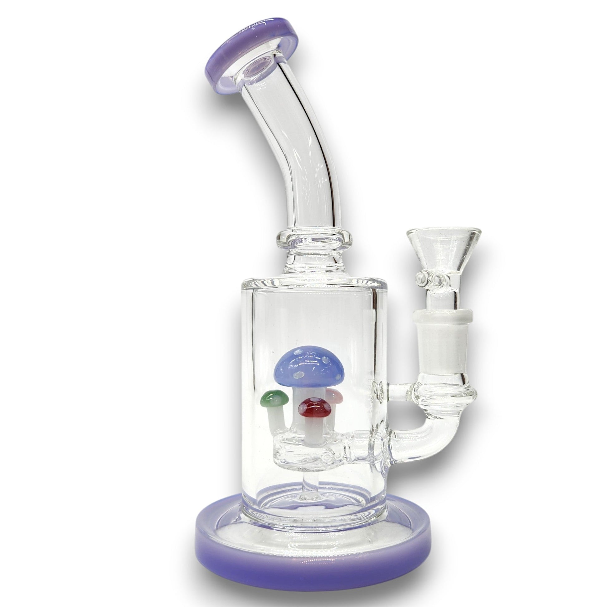 7" Mushroom Circ Perc Barrel Bong