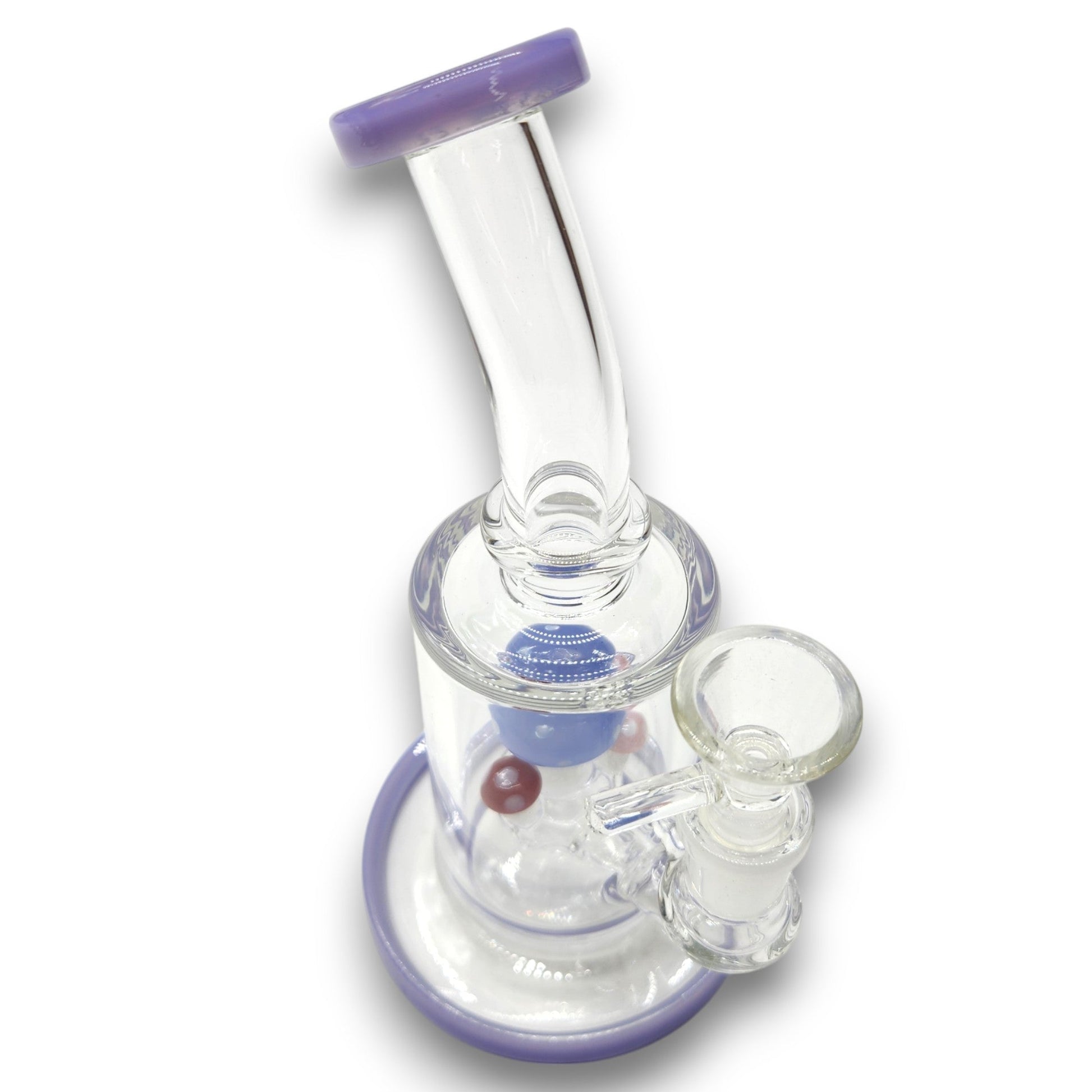 7" Mushroom Circ Perc Barrel Bong