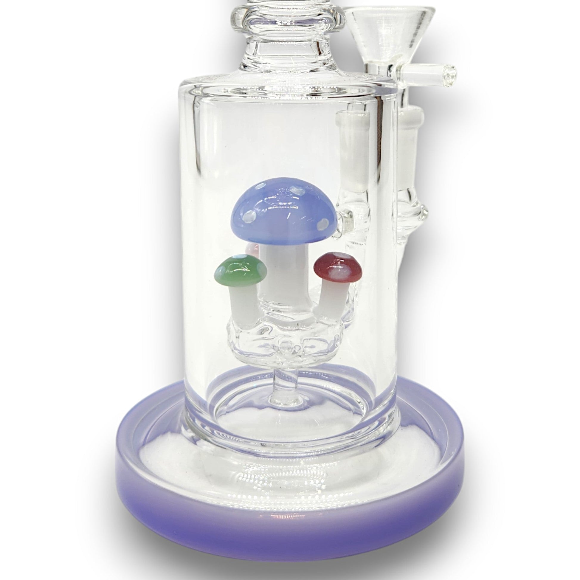 7" Mushroom Circ Perc Barrel Bong