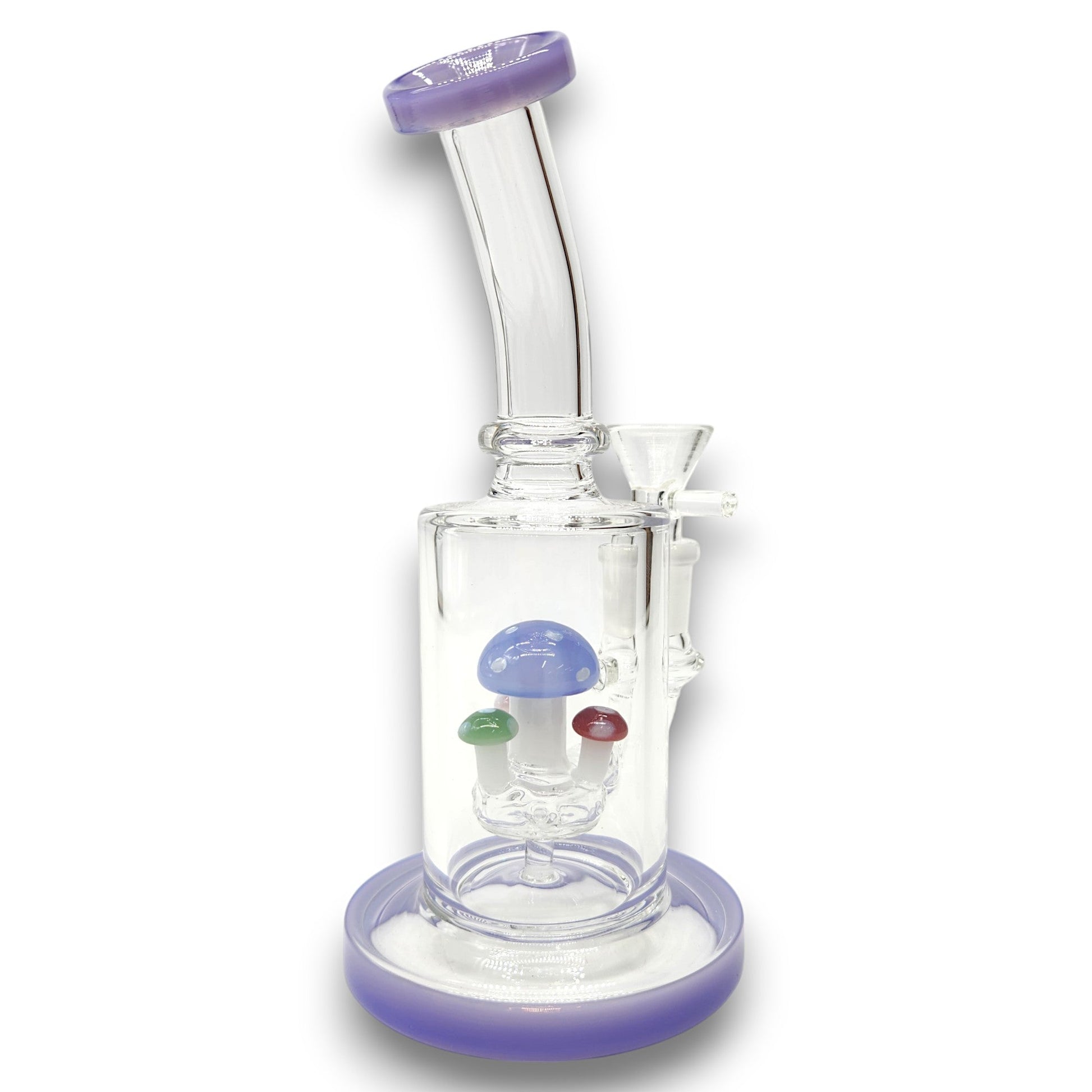 7" Mushroom Circ Perc Barrel Bong