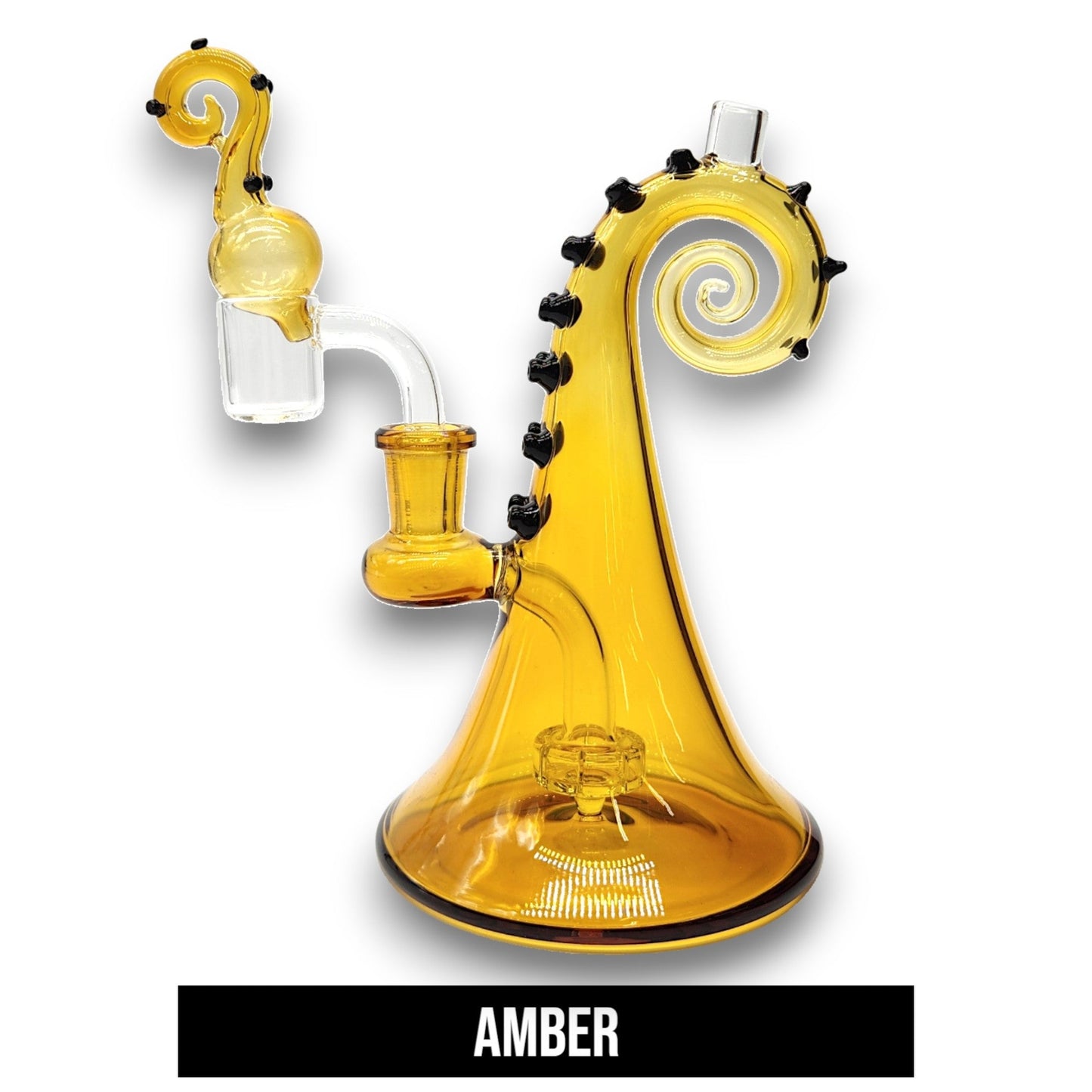 7" Octopus Tentacles Kraken Circ Perc Bubbler Bong