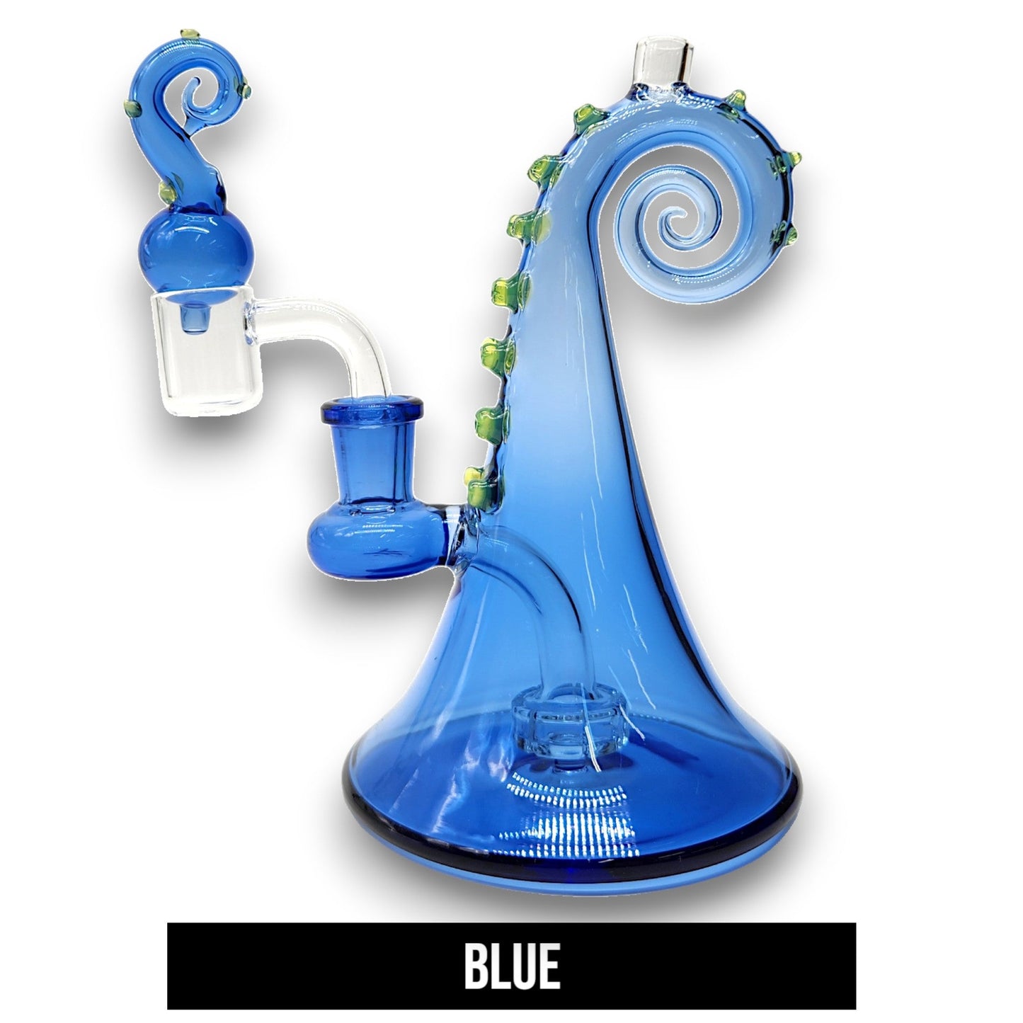 7" Octopus Tentacles Kraken Circ Perc Bubbler Bong
