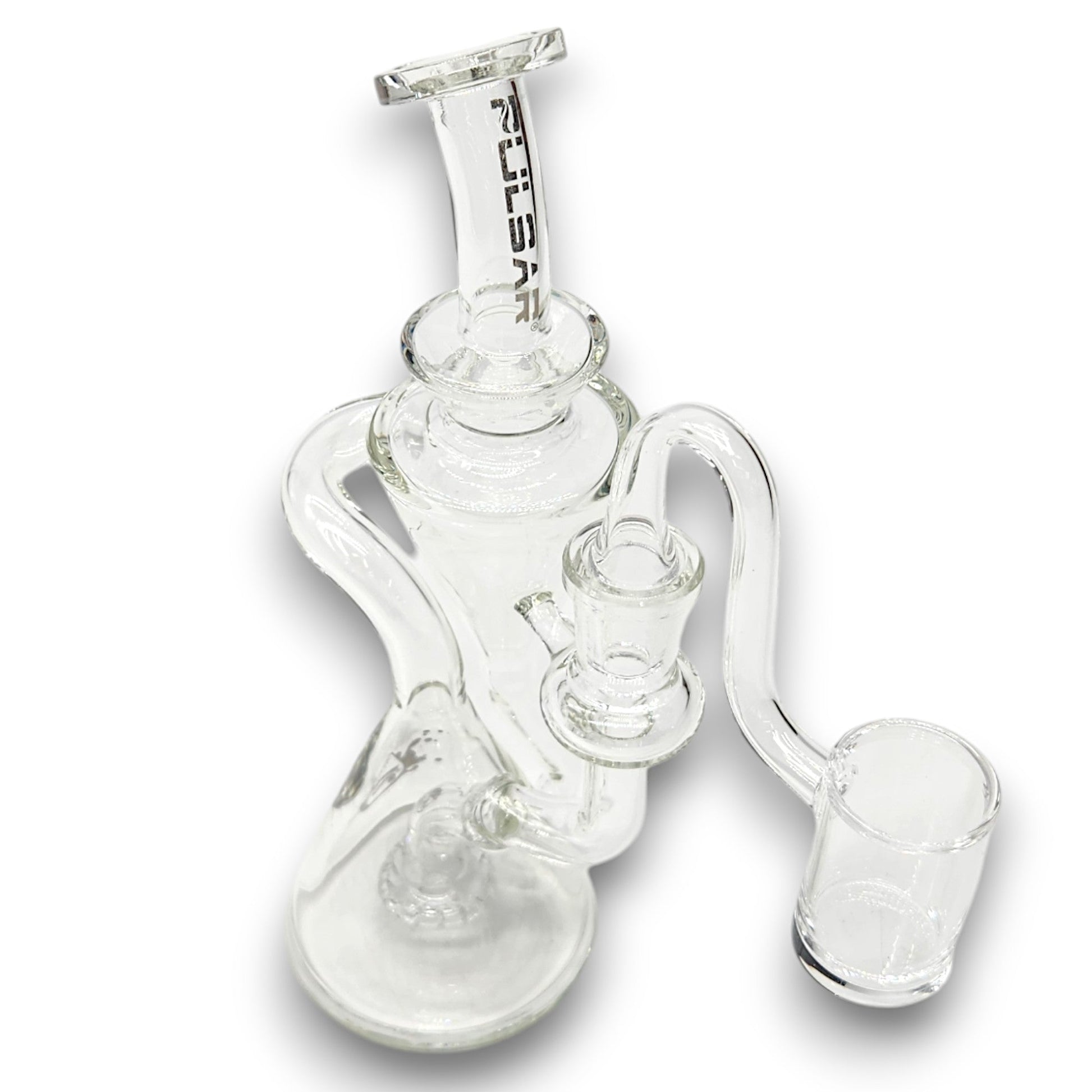 7.5" Pulsar Opposed Cones Circ Perc Vortex Recycler Dab Rig Bong