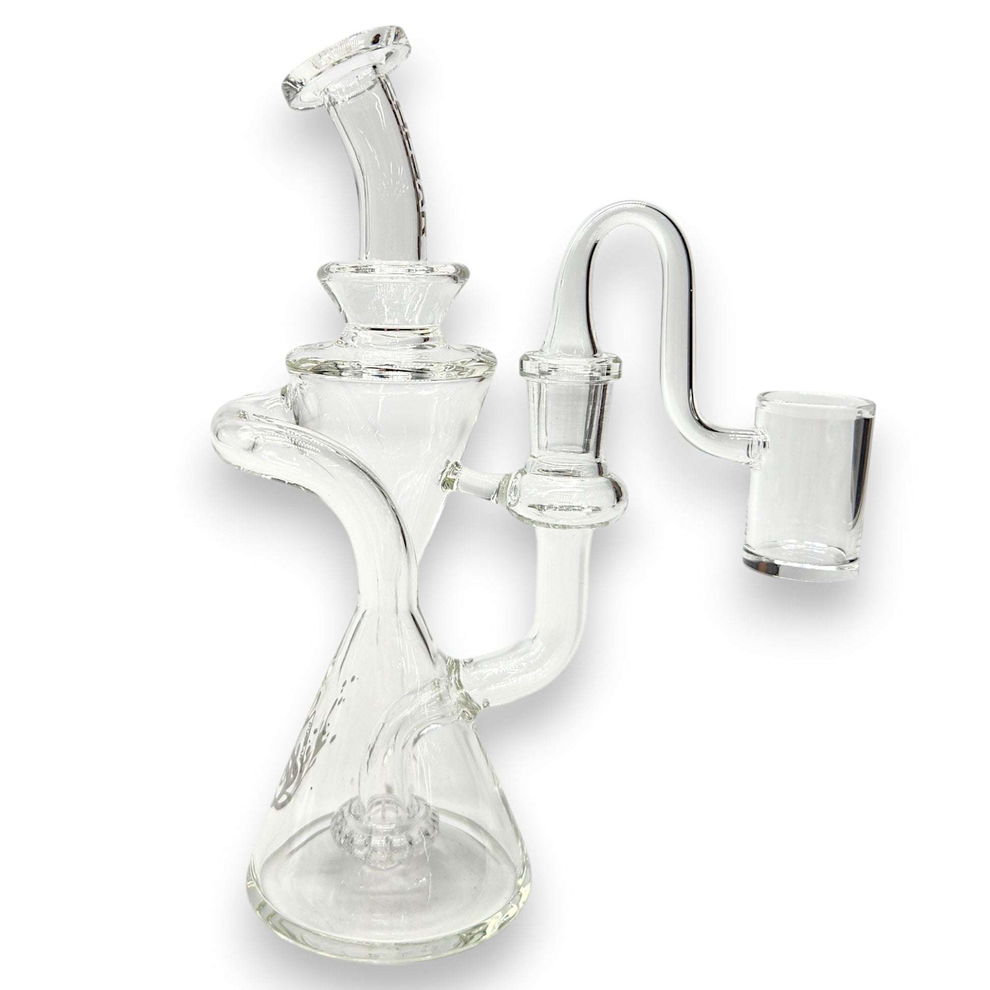 7.5" Pulsar Opposed Cones Circ Perc Vortex Recycler Dab Rig Bong